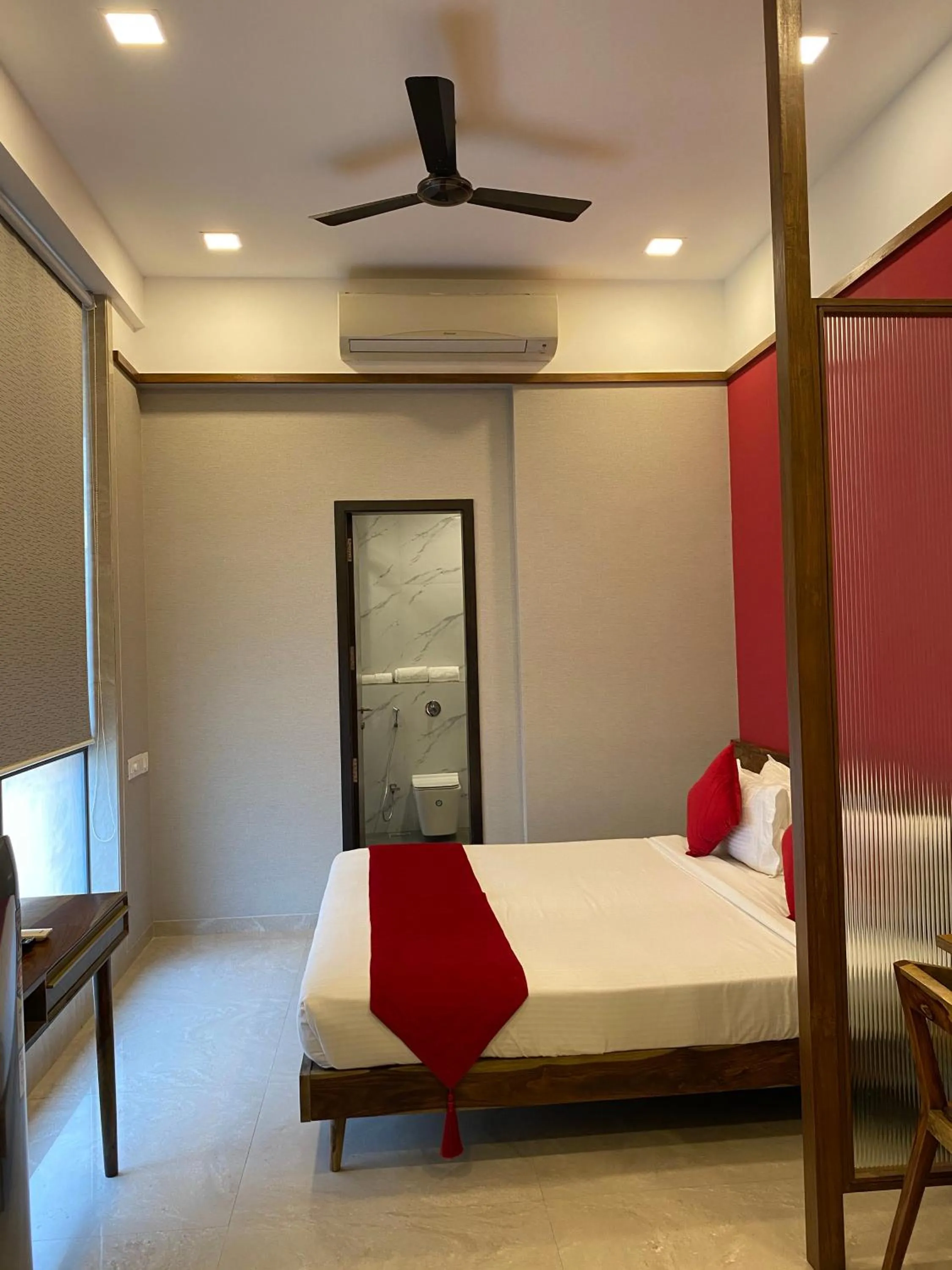 Bedroom, Bed in Theory9 Premium Service Apartments Khar