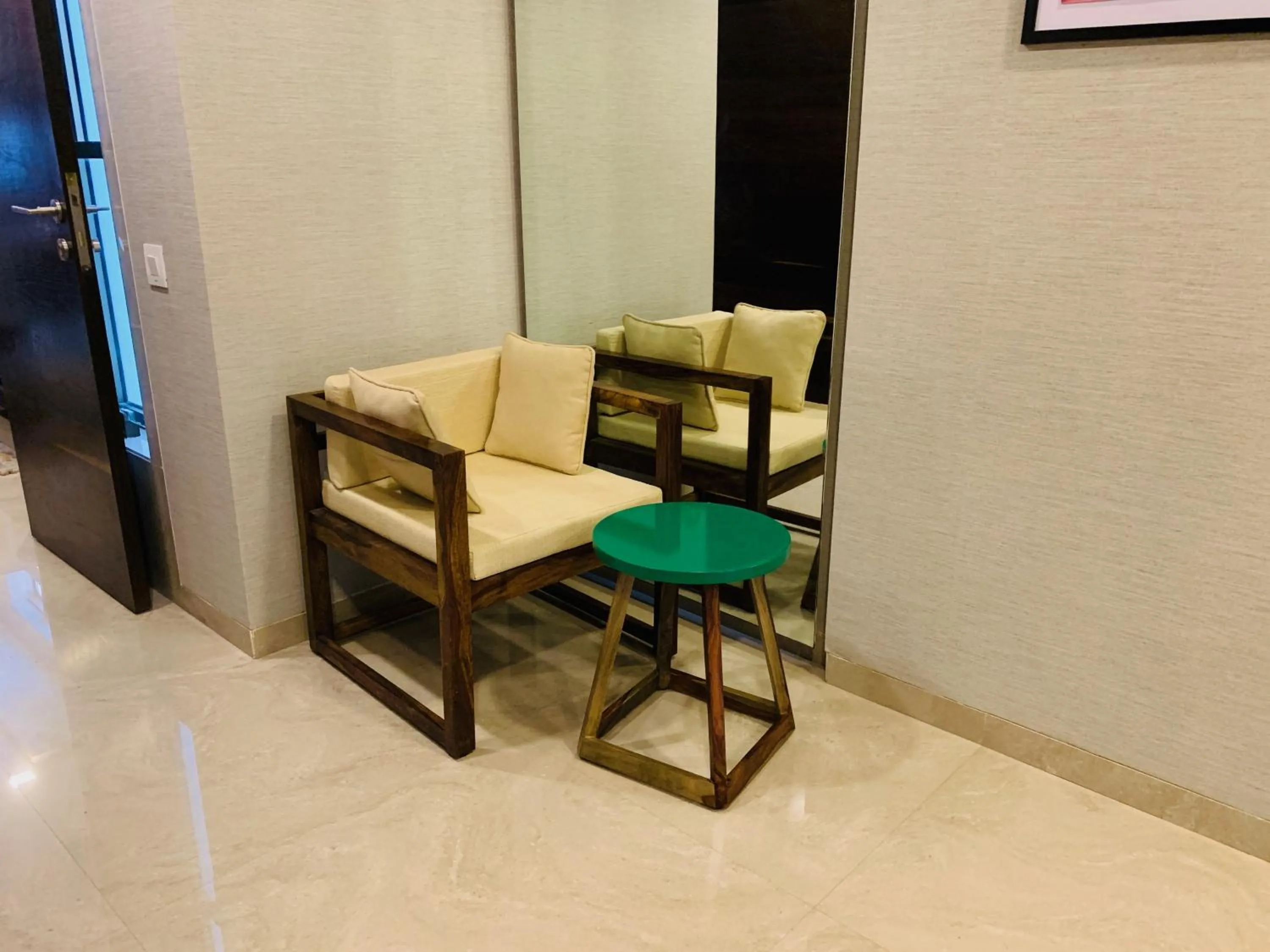 Seating area in Theory9 Premium Service Apartments Khar