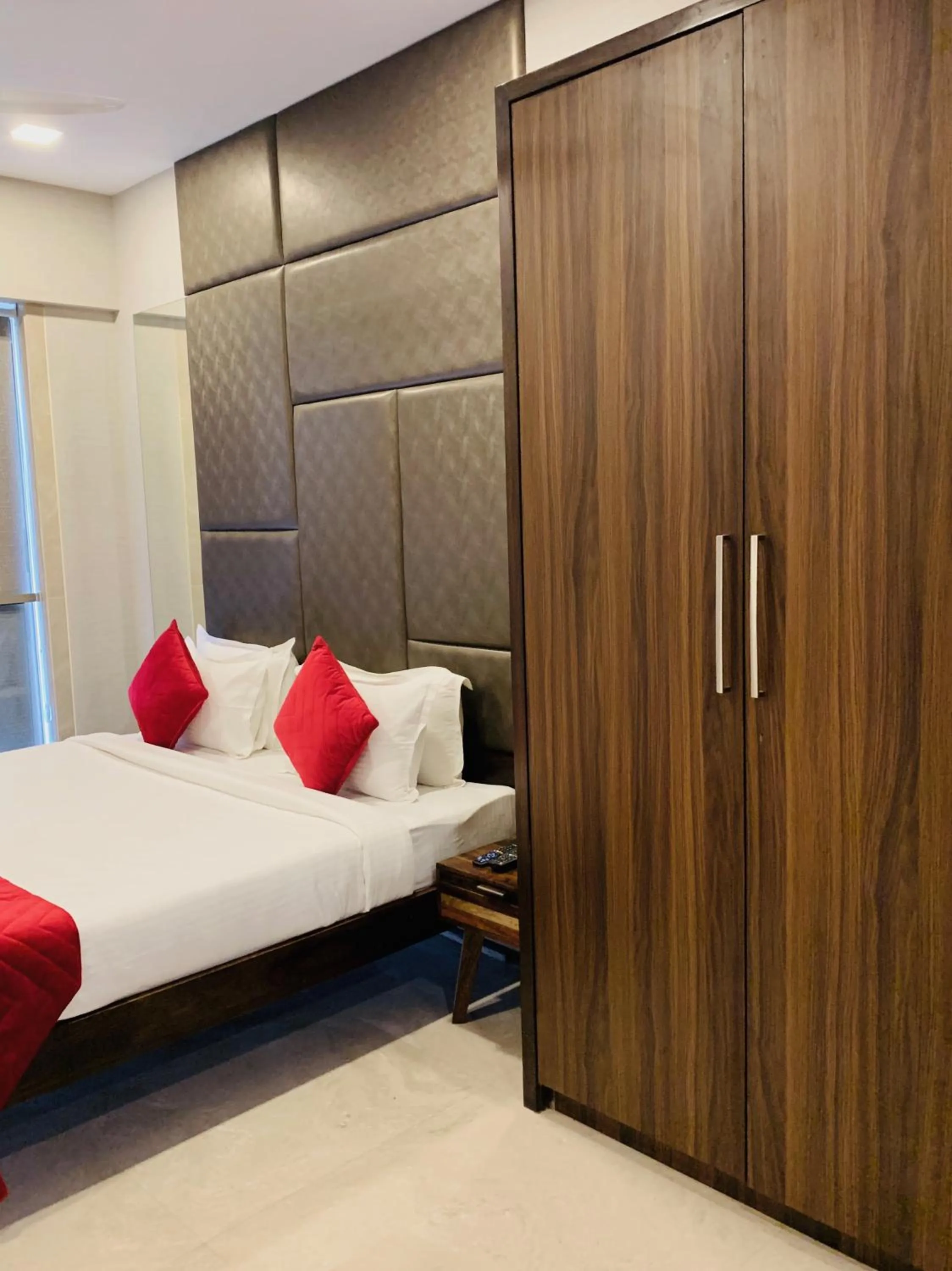 Bedroom, Bed in Theory9 Premium Service Apartments Khar