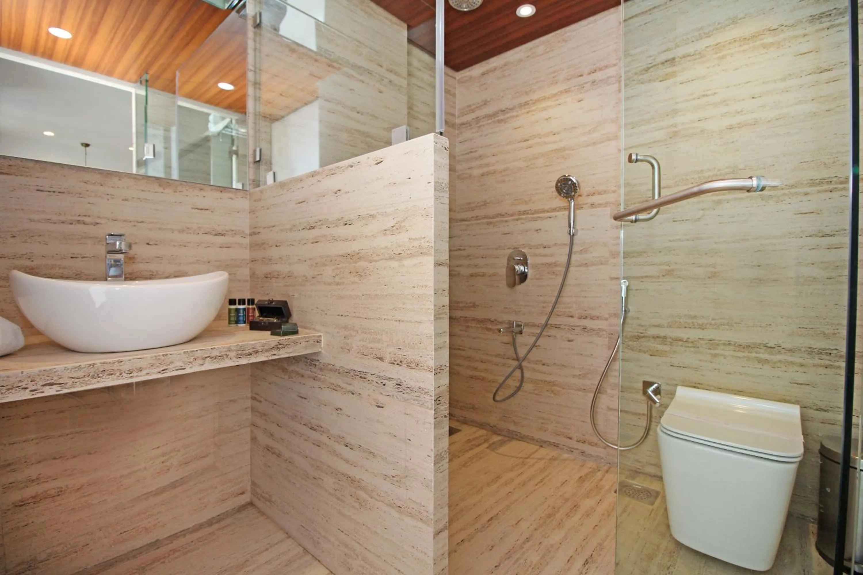 Shower in Theory9 Premium Service Apartments Khar