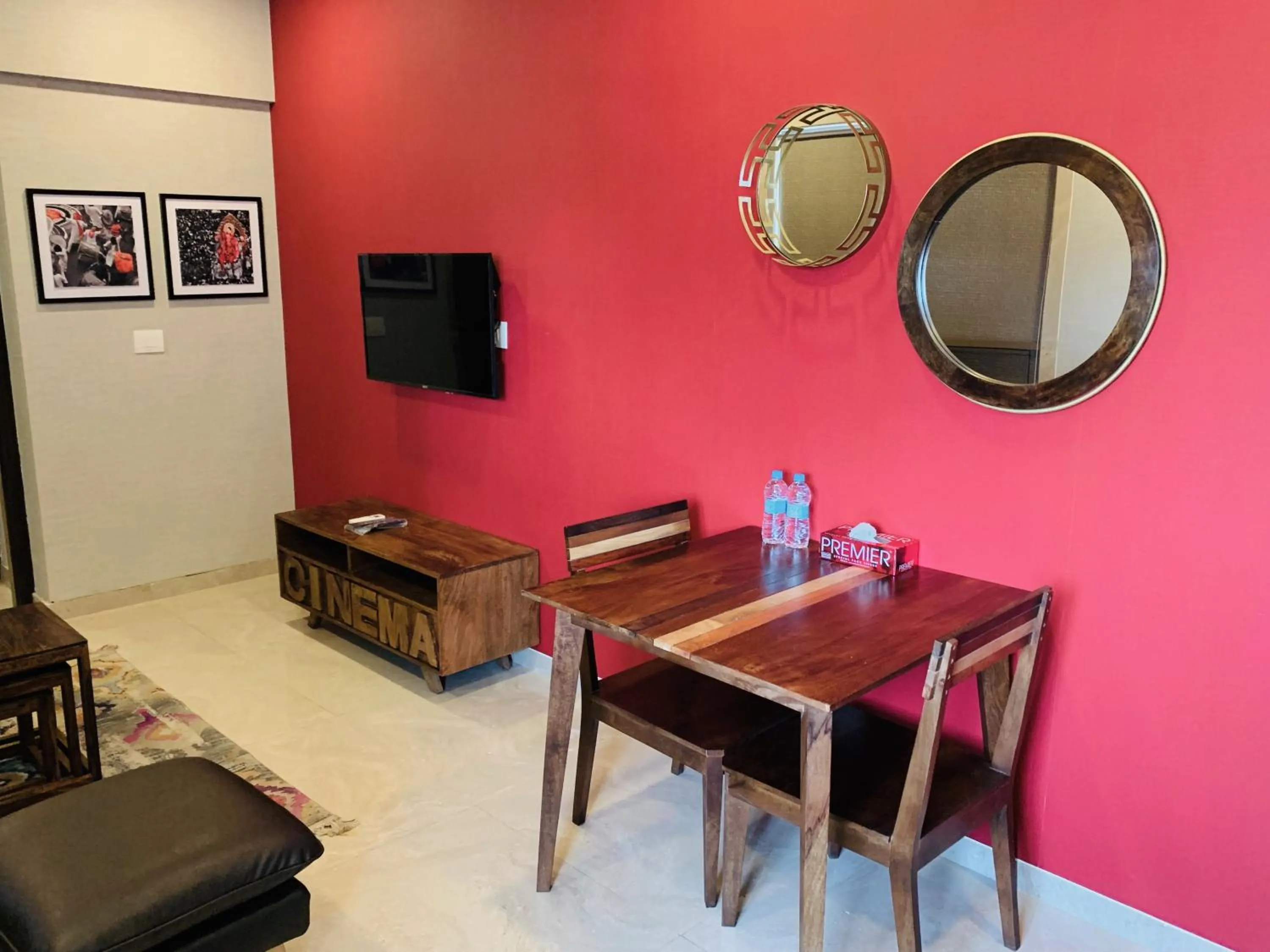 Living room in Theory9 Premium Service Apartments Khar