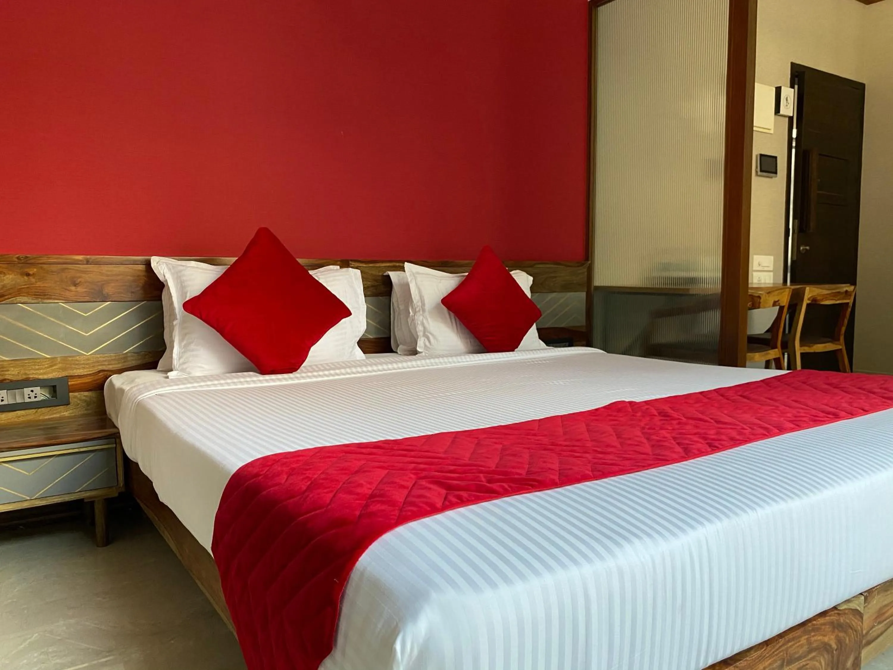 Bed in Theory9 Premium Service Apartments Khar