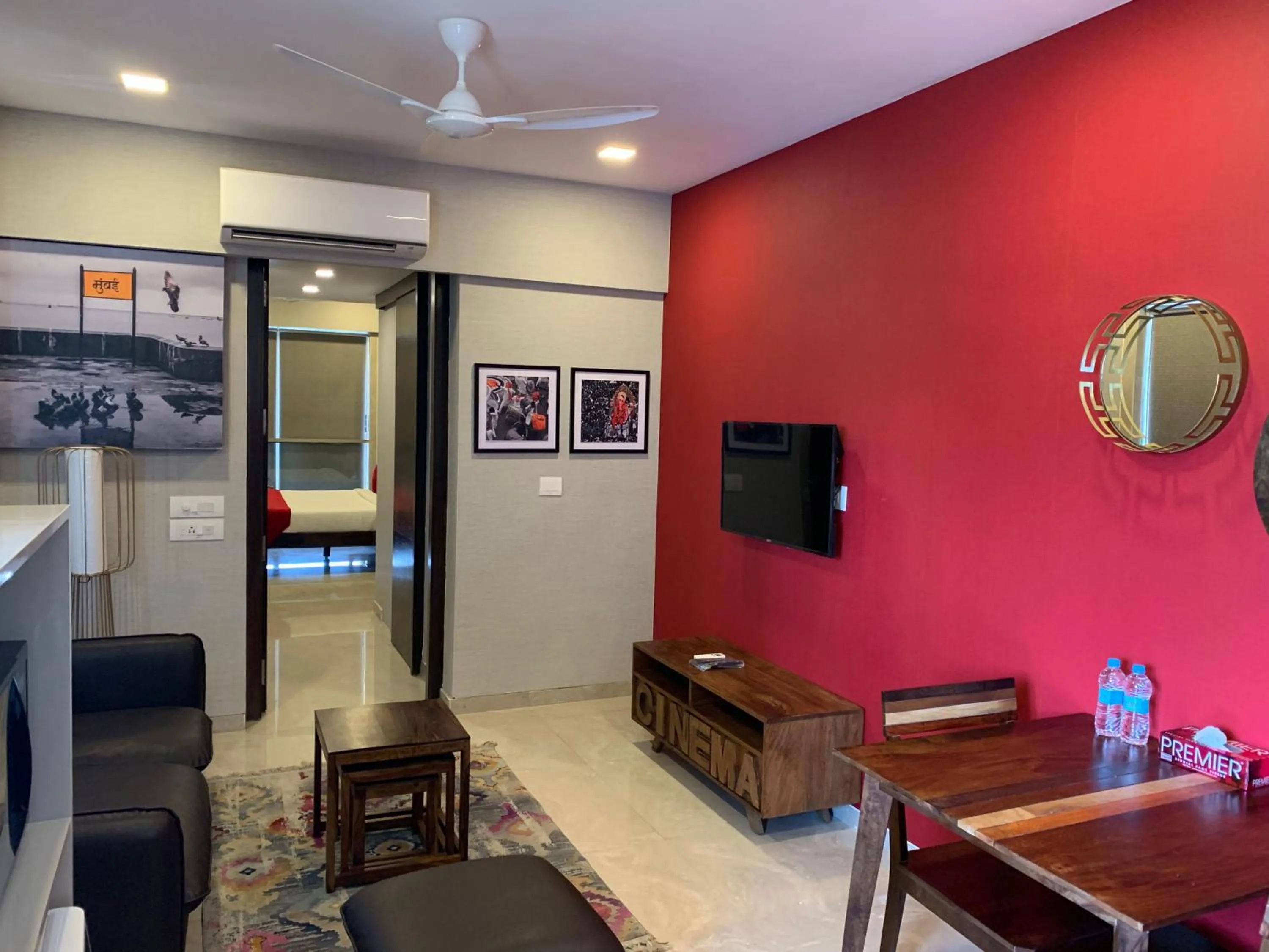 Living room in Theory9 Premium Service Apartments Khar