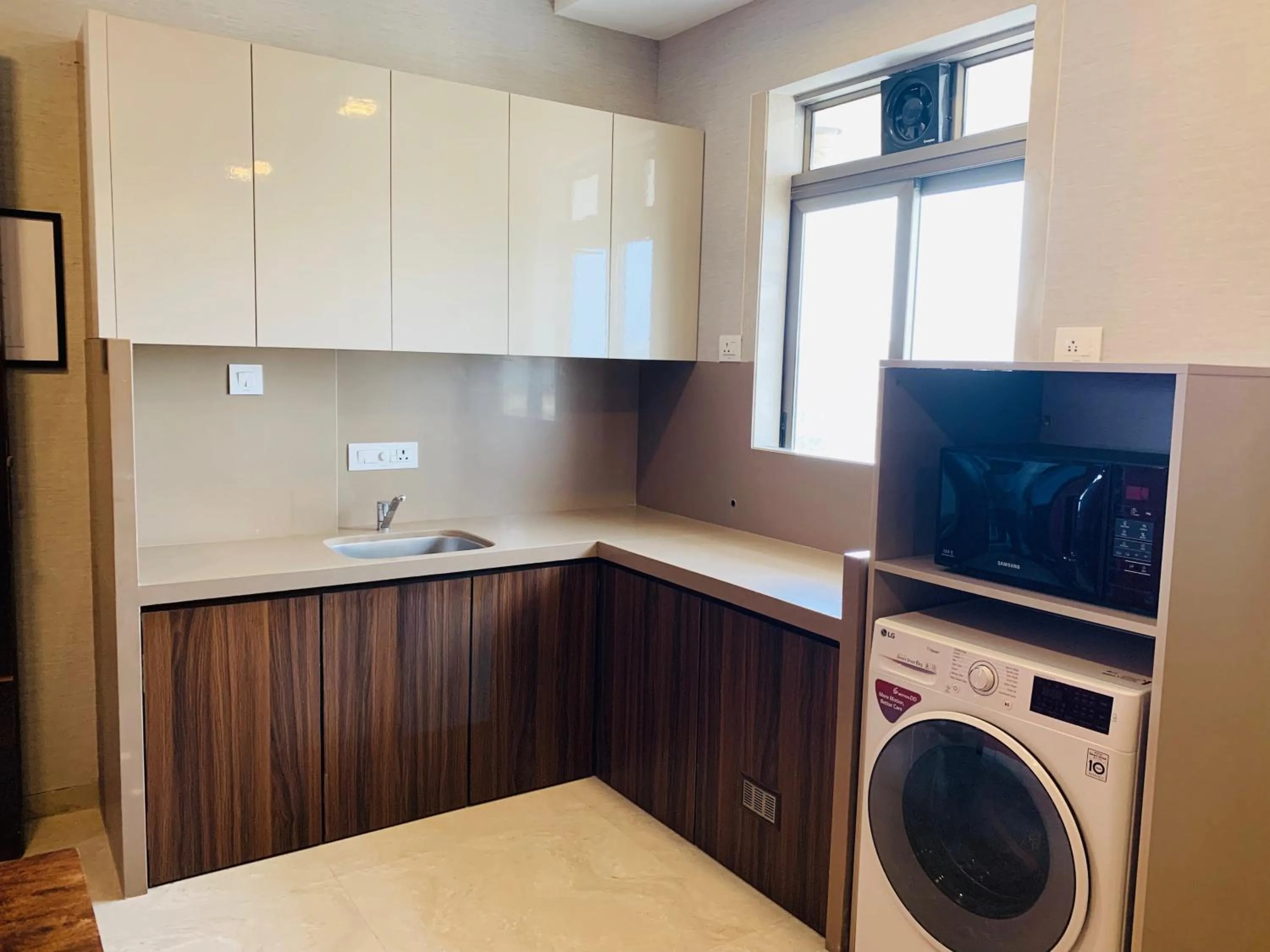 Kitchen or kitchenette in Theory9 Premium Service Apartments Khar