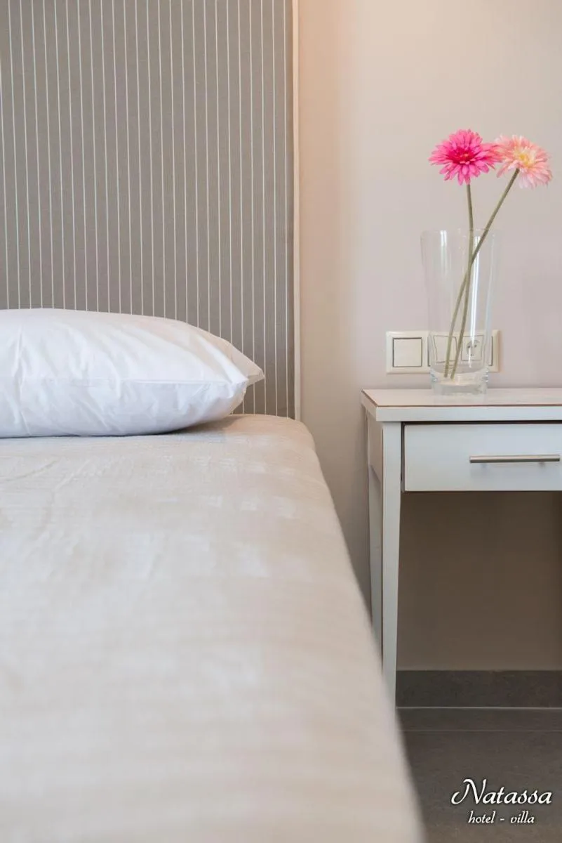 Bed in Hotel Villa Natassa