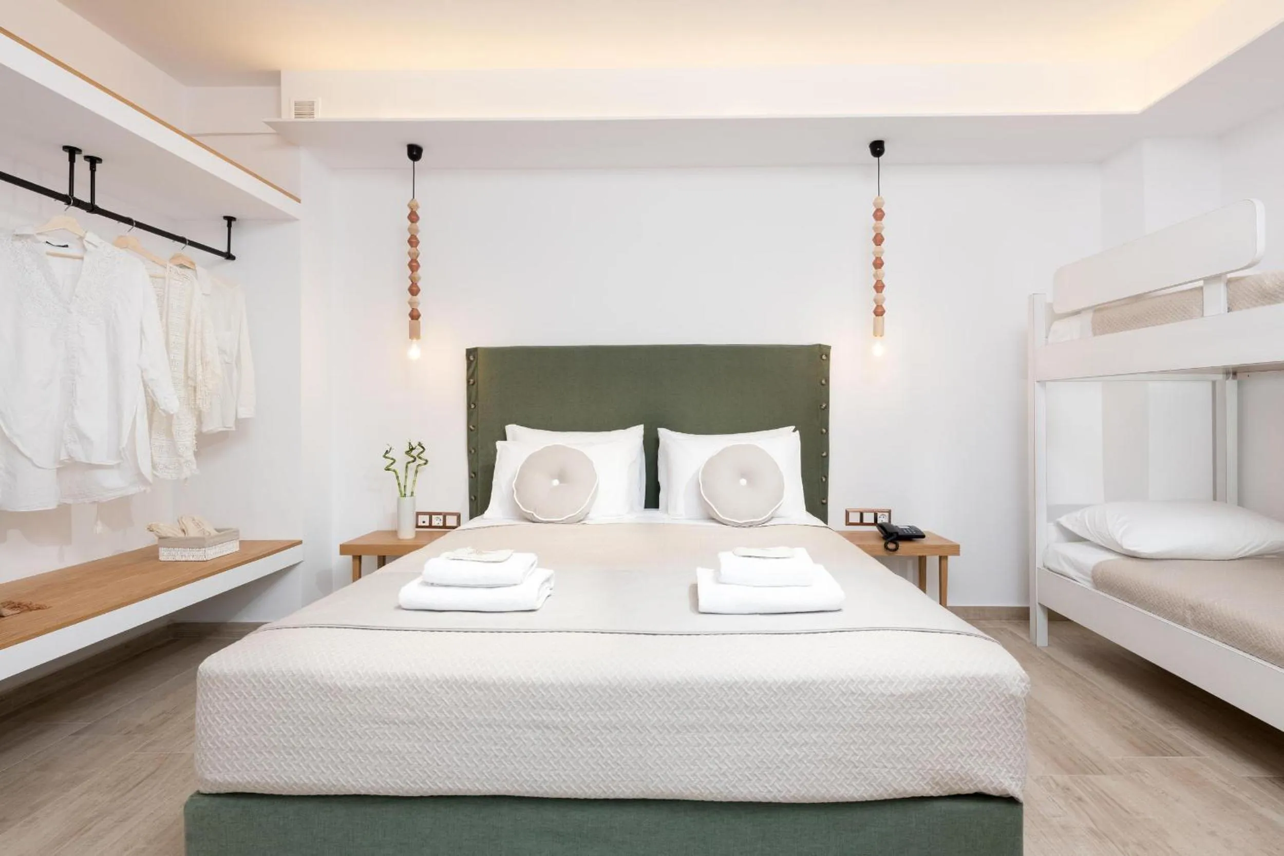 Bed in Hotel Villa Natassa