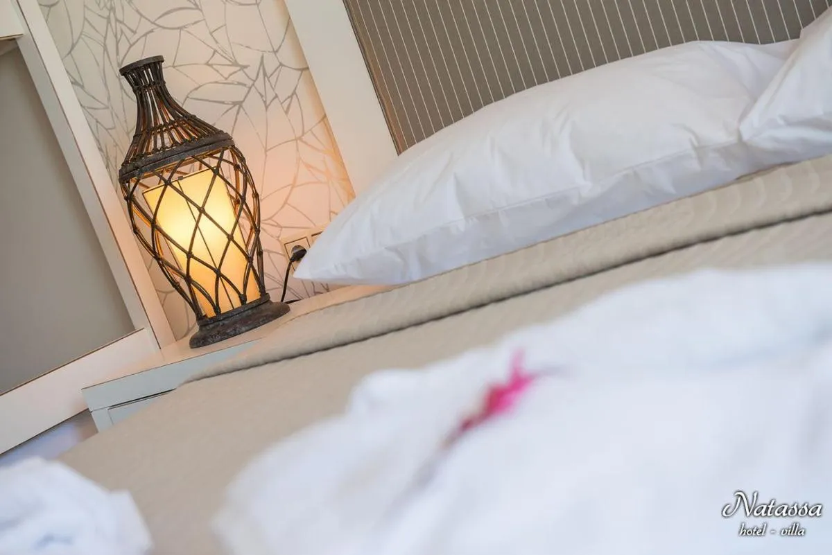 Bed in Hotel Villa Natassa