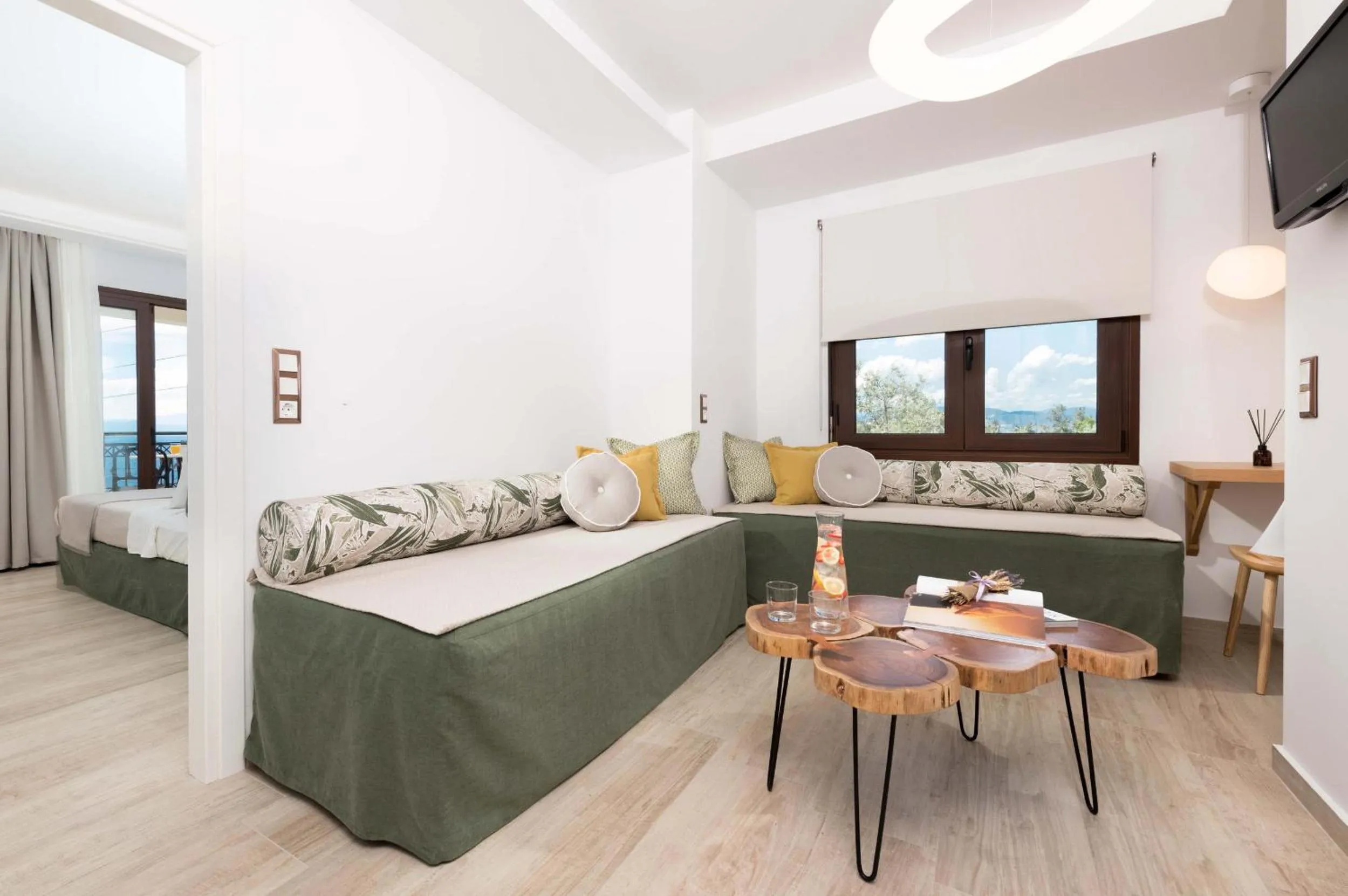 Living room in Hotel Villa Natassa