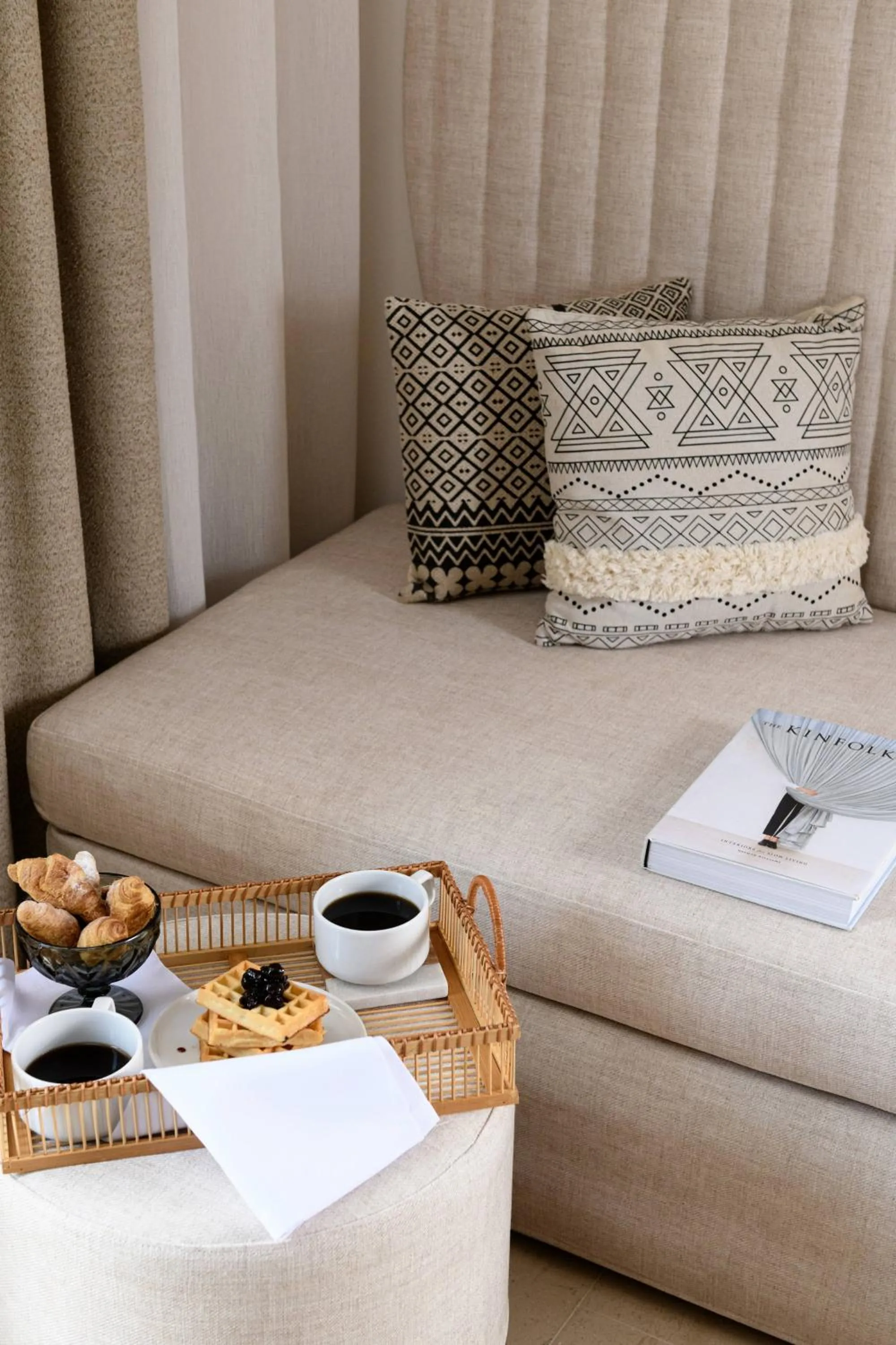 Bed in Hotel Villa Natassa