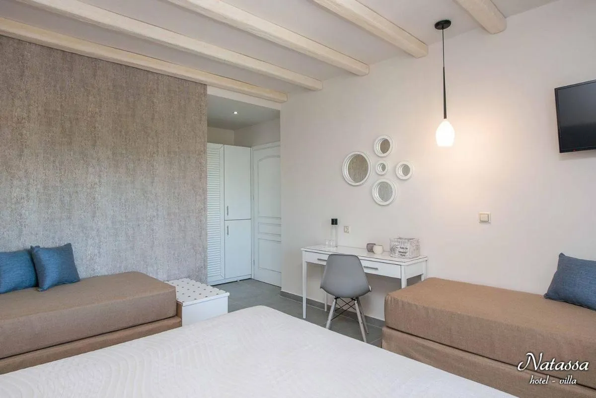 Bed in Hotel Villa Natassa