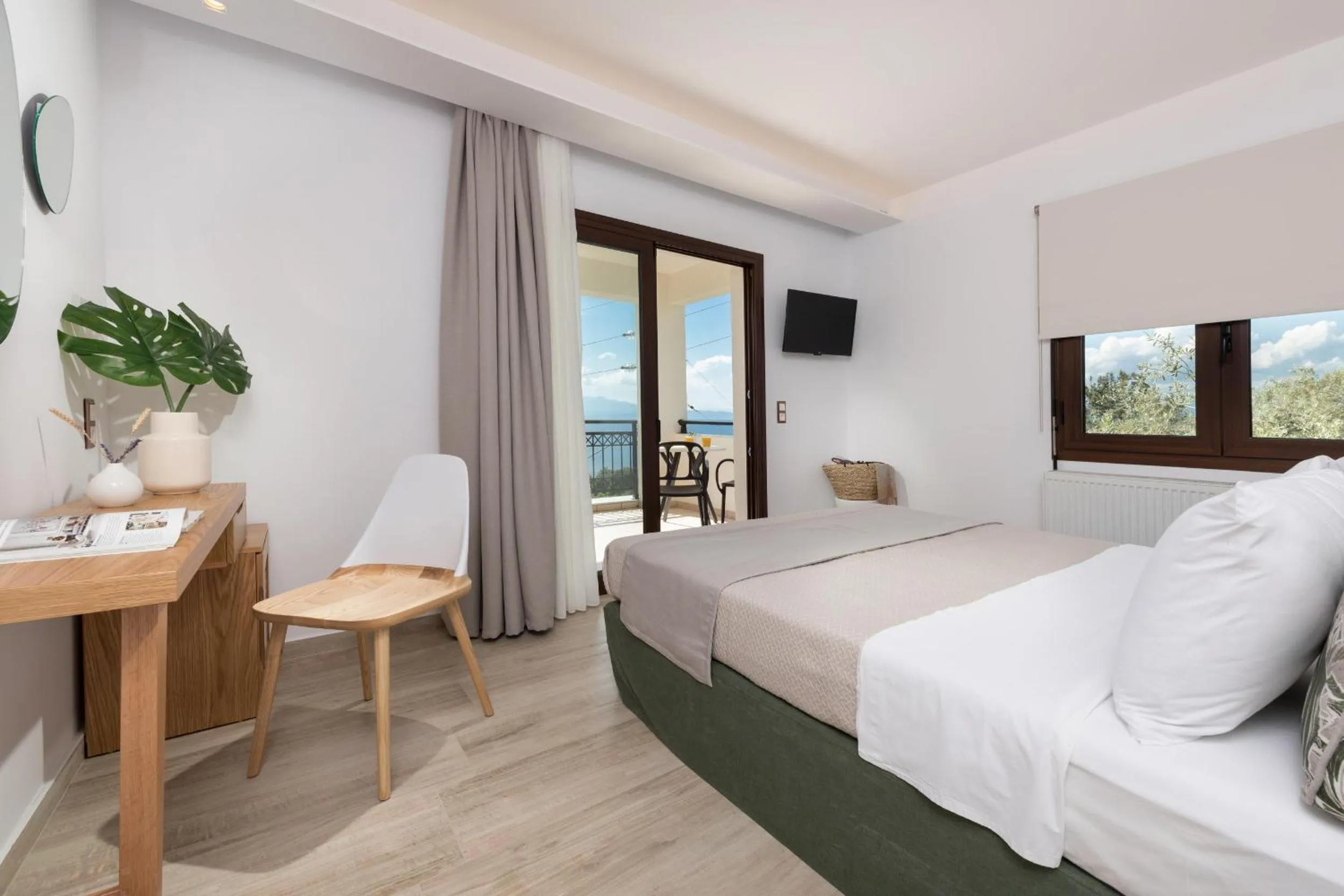 Bed in Hotel Villa Natassa