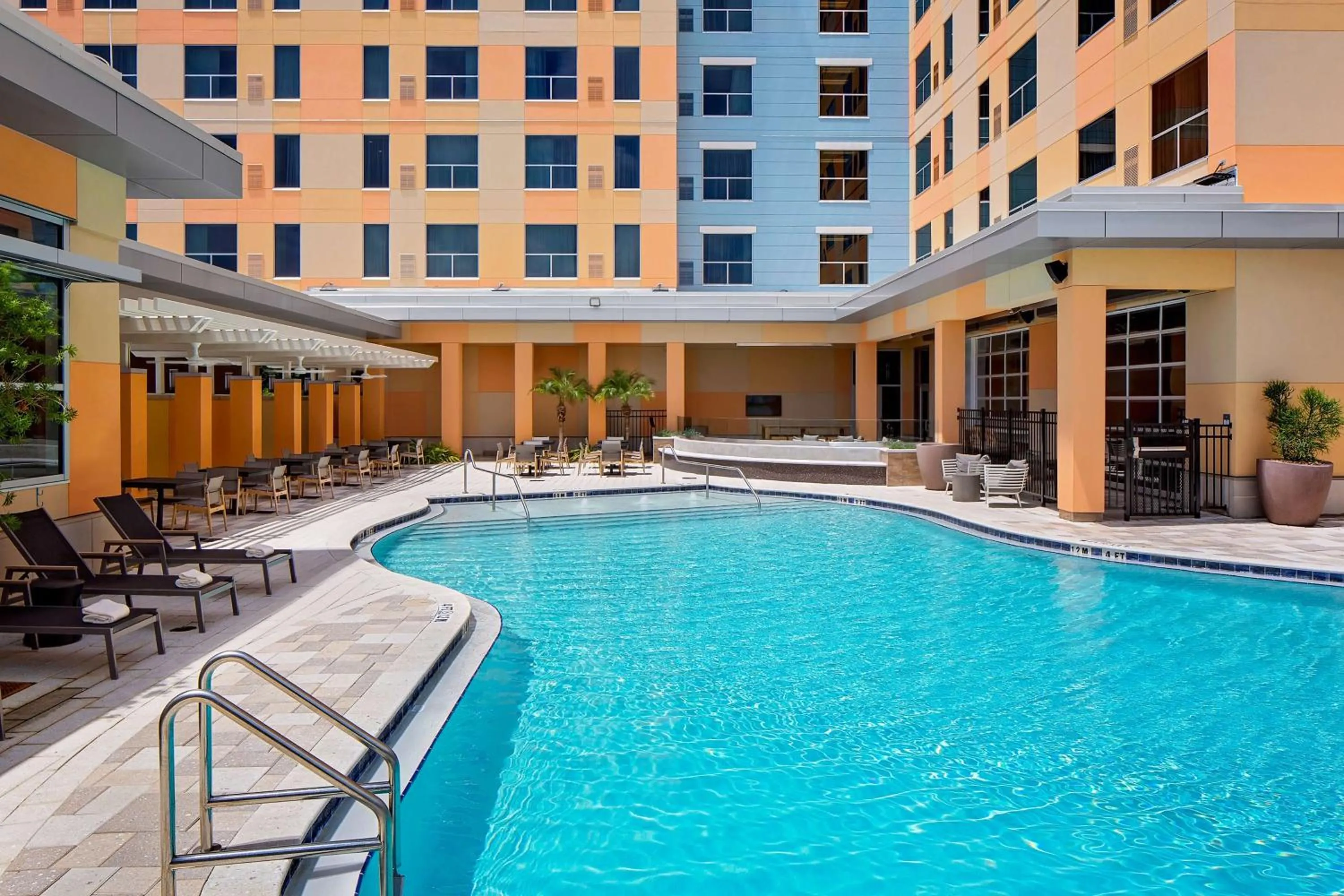 Swimming pool in Hyatt House across from Universal Orlando Resort