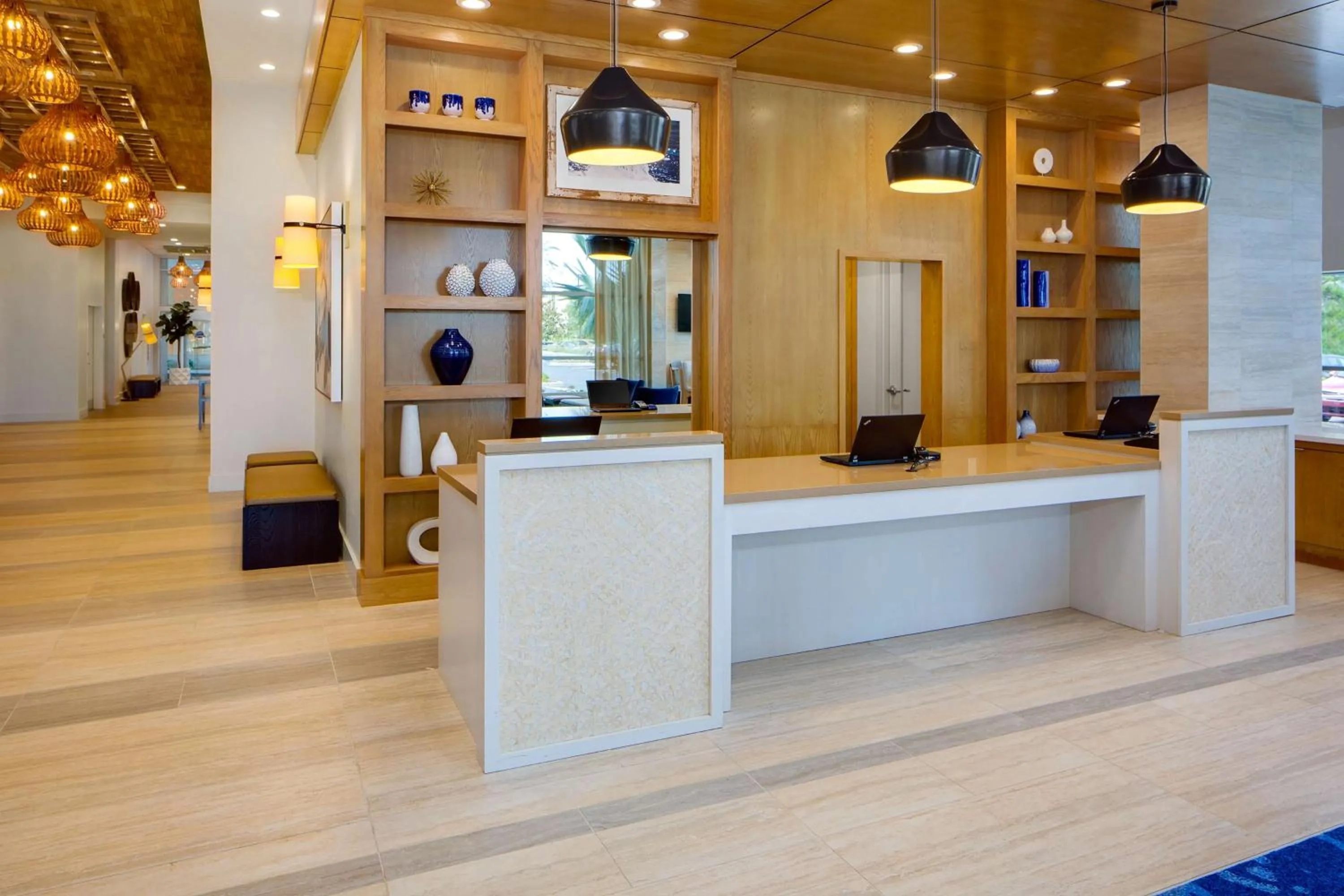 Lobby or reception in Hyatt House across from Universal Orlando Resort