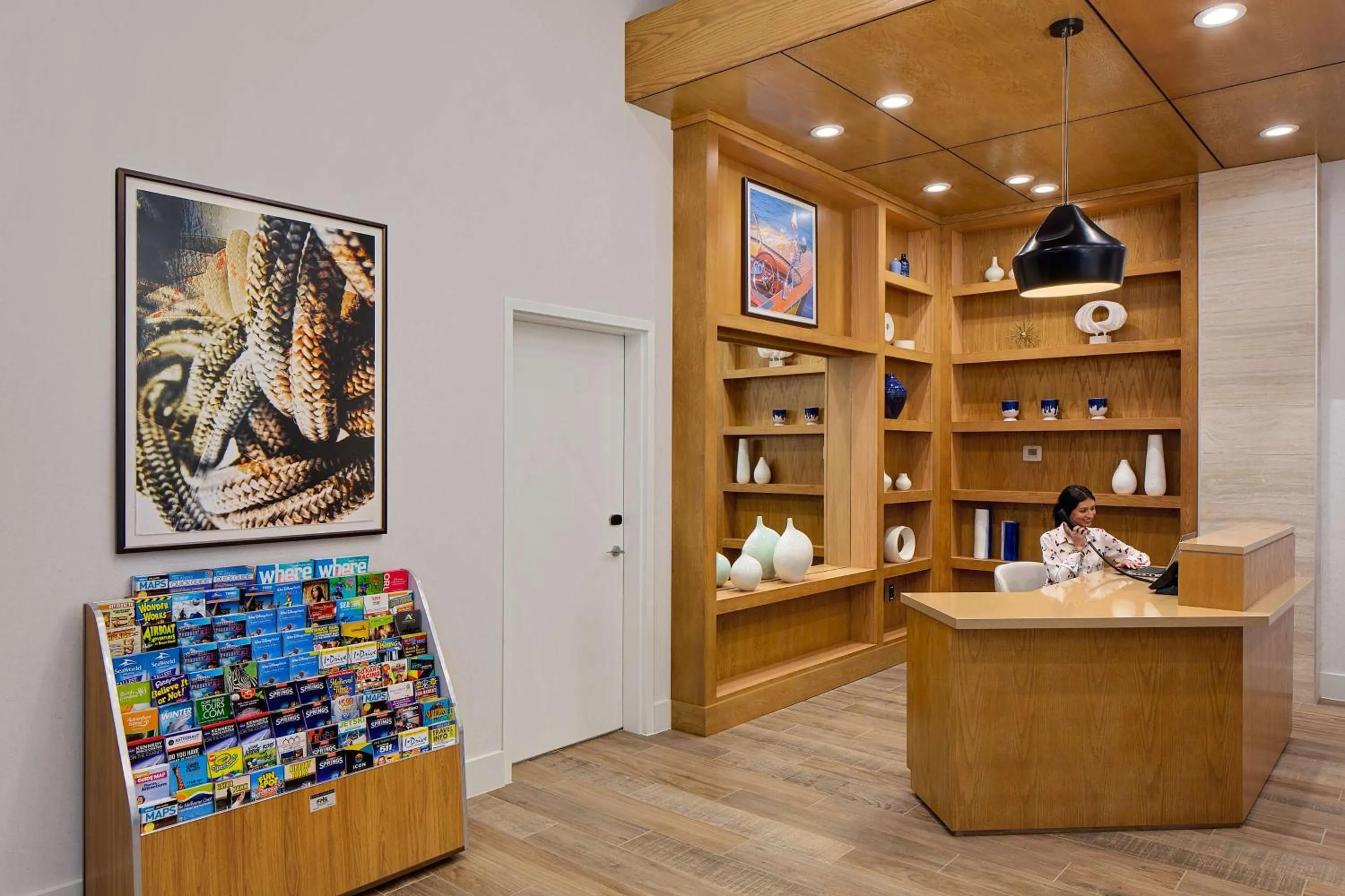 Lobby or reception in Hyatt House across from Universal Orlando Resort