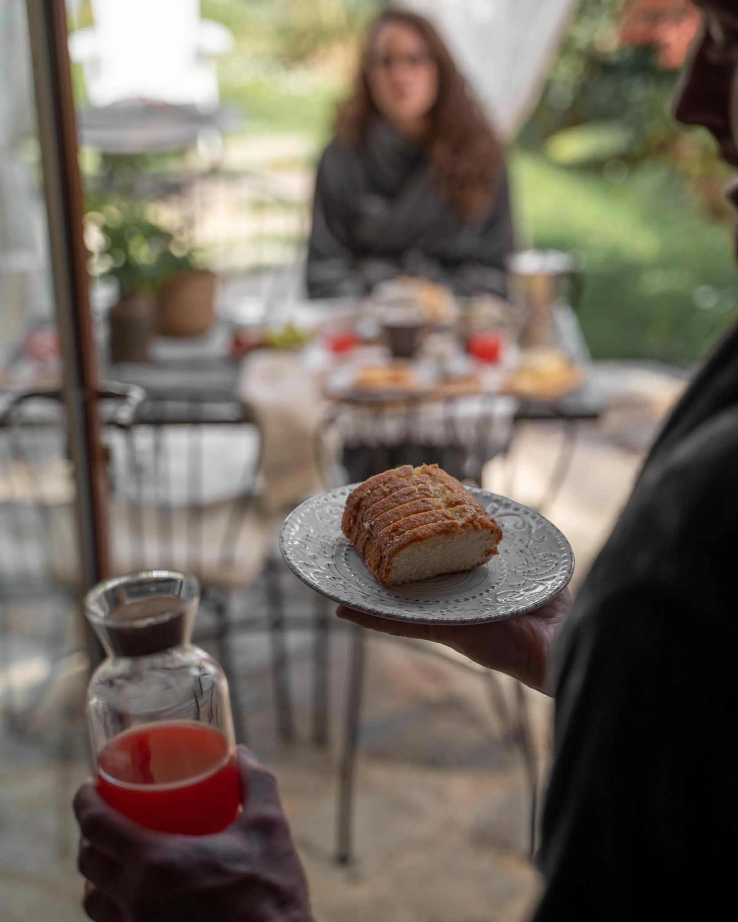 Breakfast in Baita Naturas con piscina idromassaggio calda, privata e gratuita