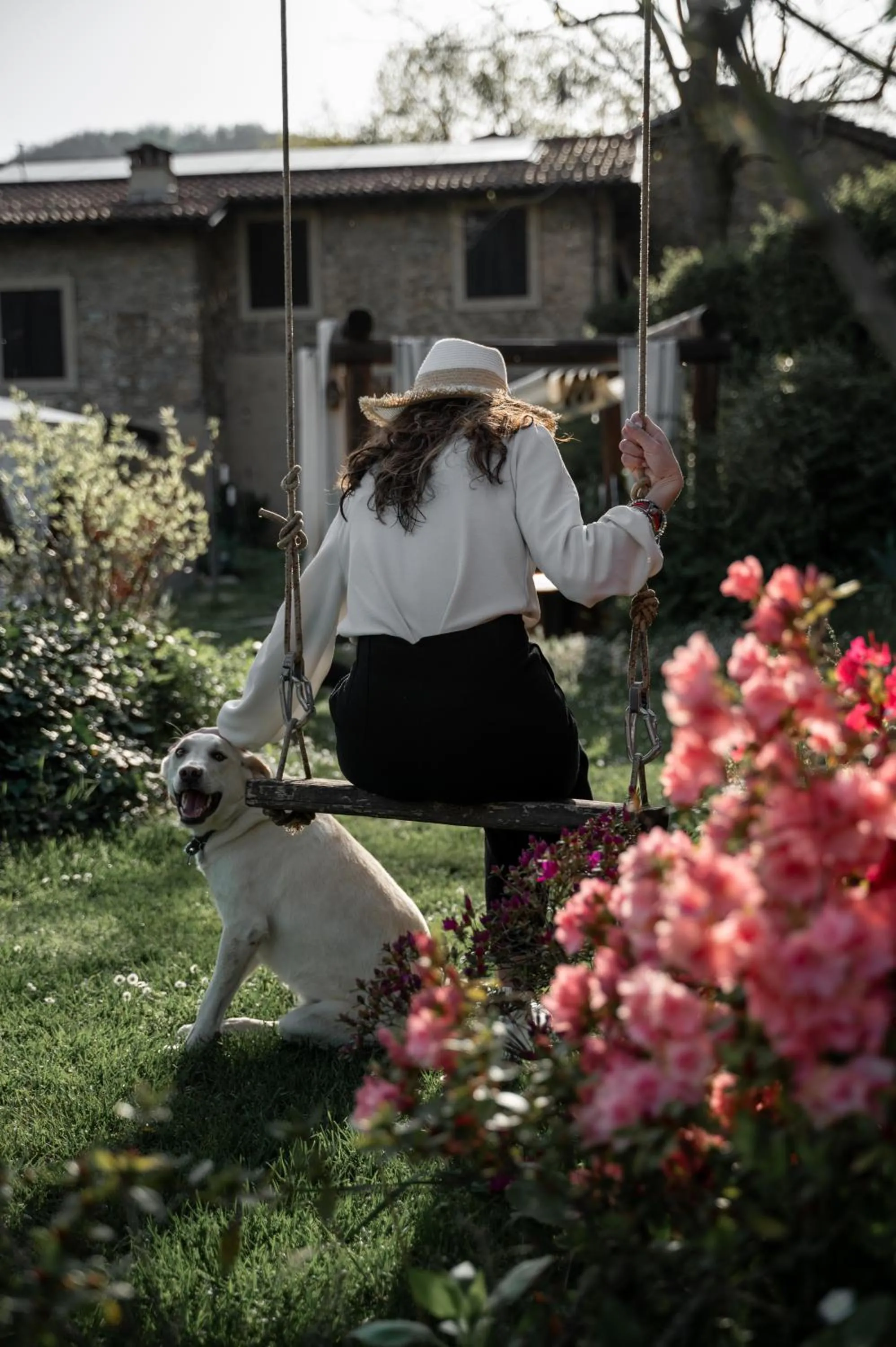 Garden in Baita Naturas con piscina idromassaggio calda, privata e gratuita