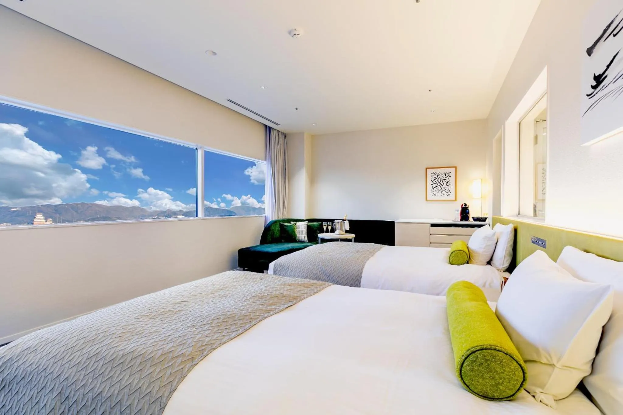 Bed in Hotel Nikko Himeji