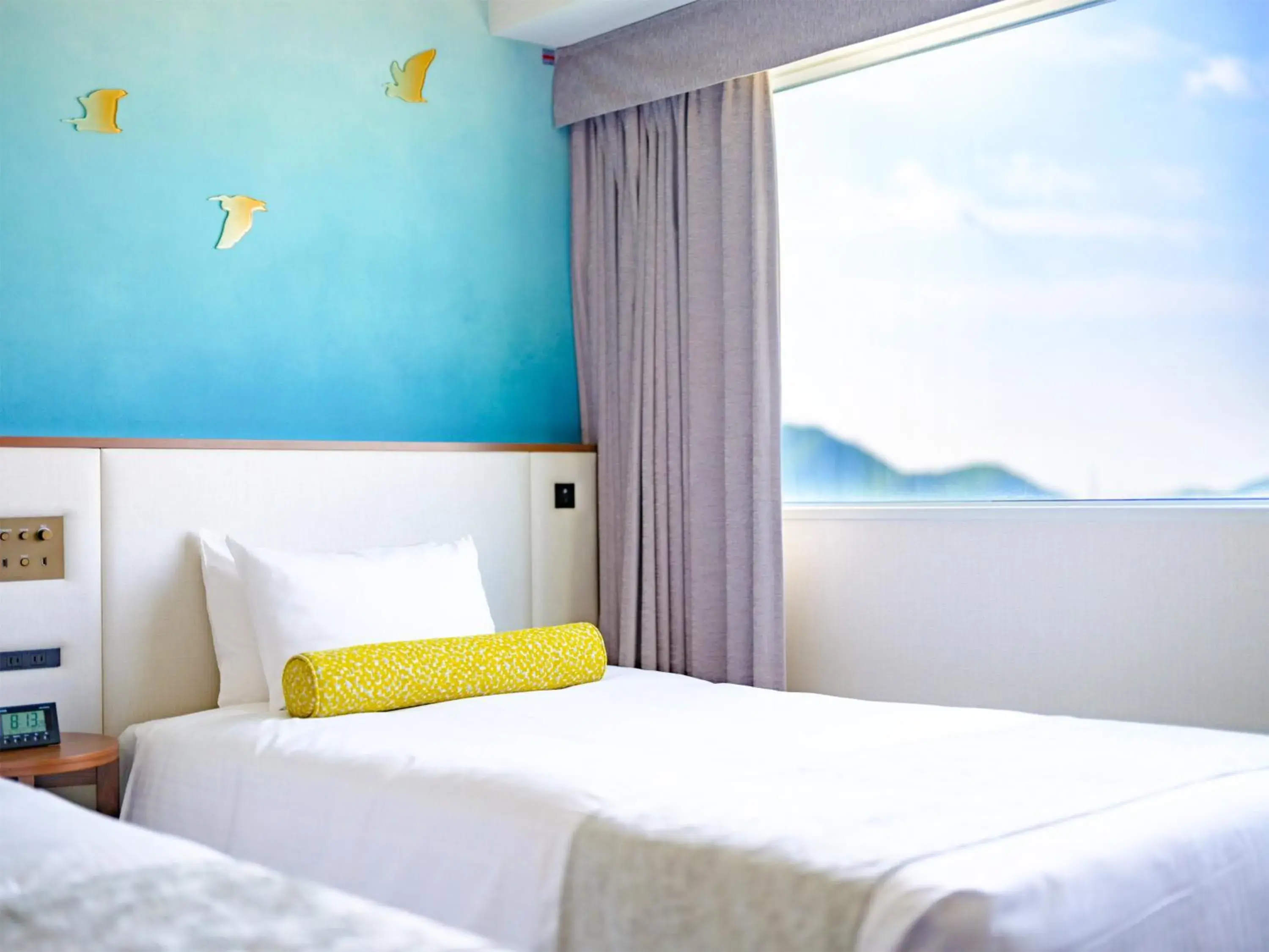 View (from property/room), Bed in Hotel Nikko Himeji View (from property/room), Bed in Hotel Nikko Himeji