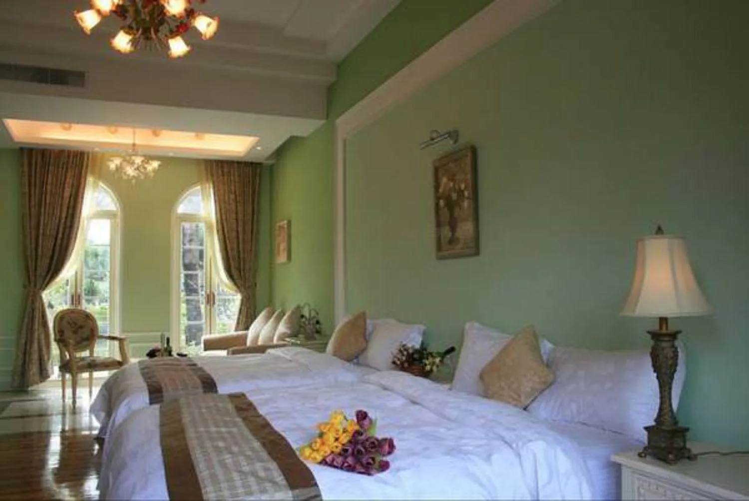 Decorative detail, Bed in My Chateau Resort