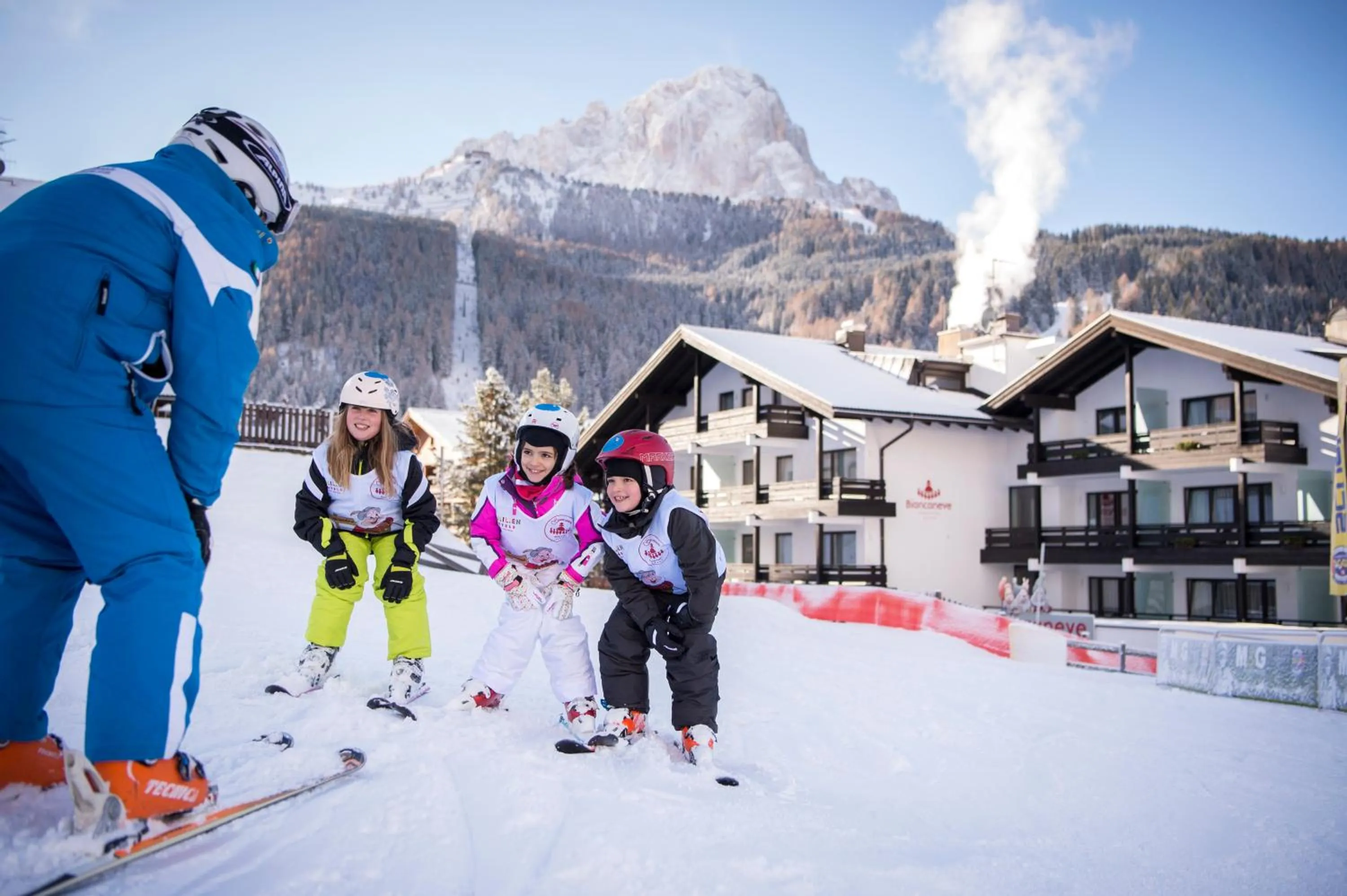 Winter in Biancaneve Family Hotel