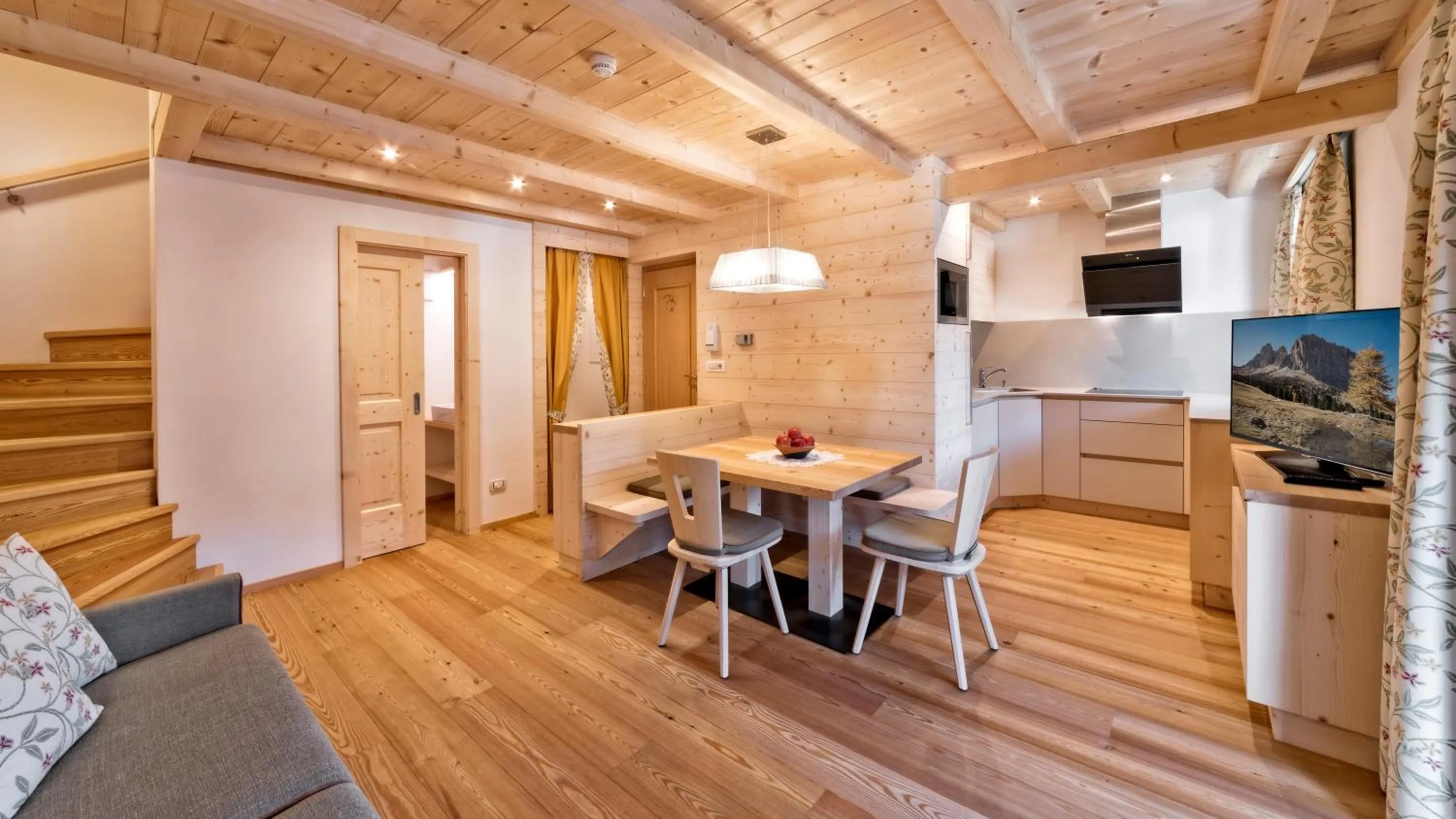 Kitchen or kitchenette in Residence Cesa Rives