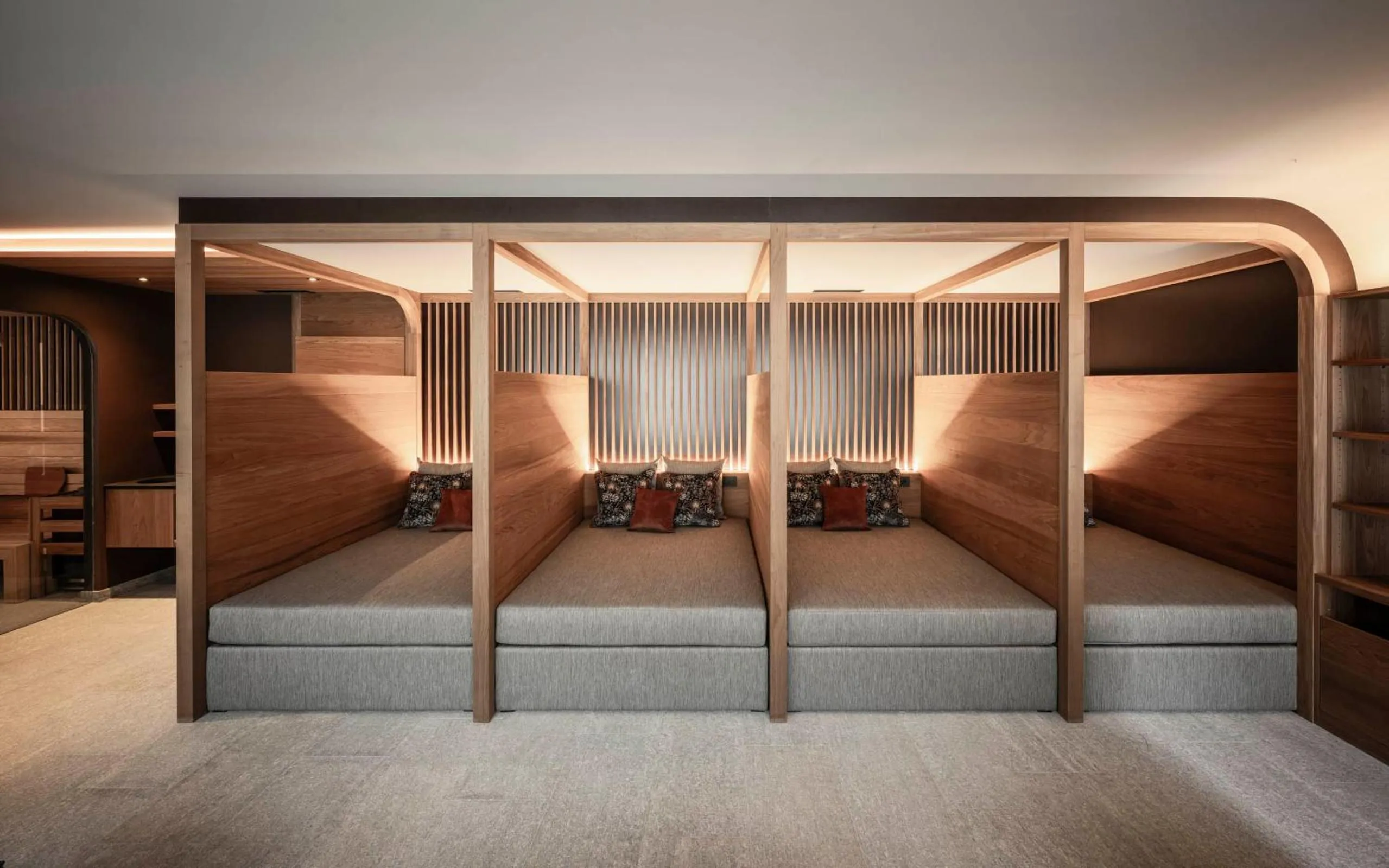 Sauna, Bed in Residence Cesa Rives