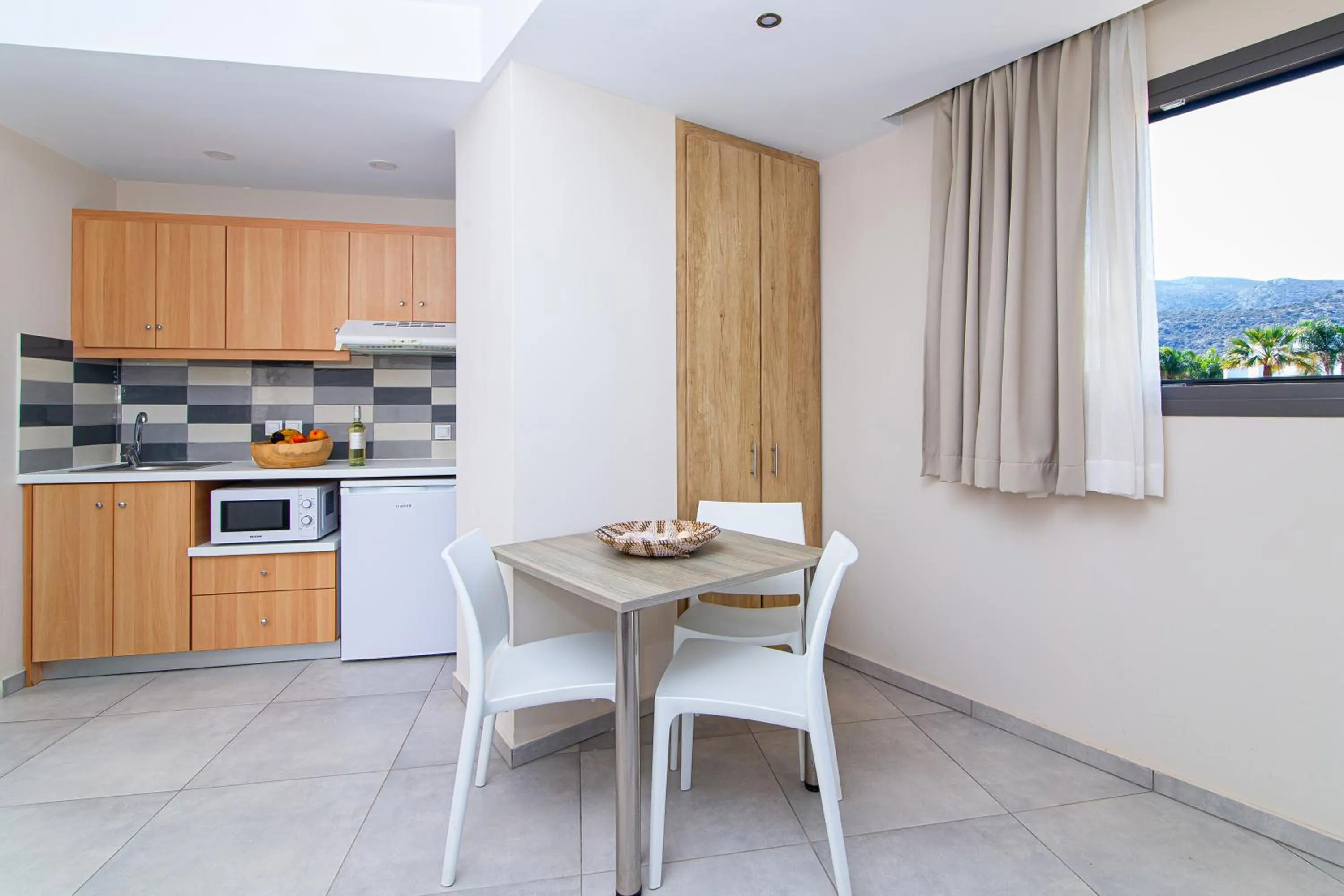 Kitchen or kitchenette in Theo Star Beach Hotel