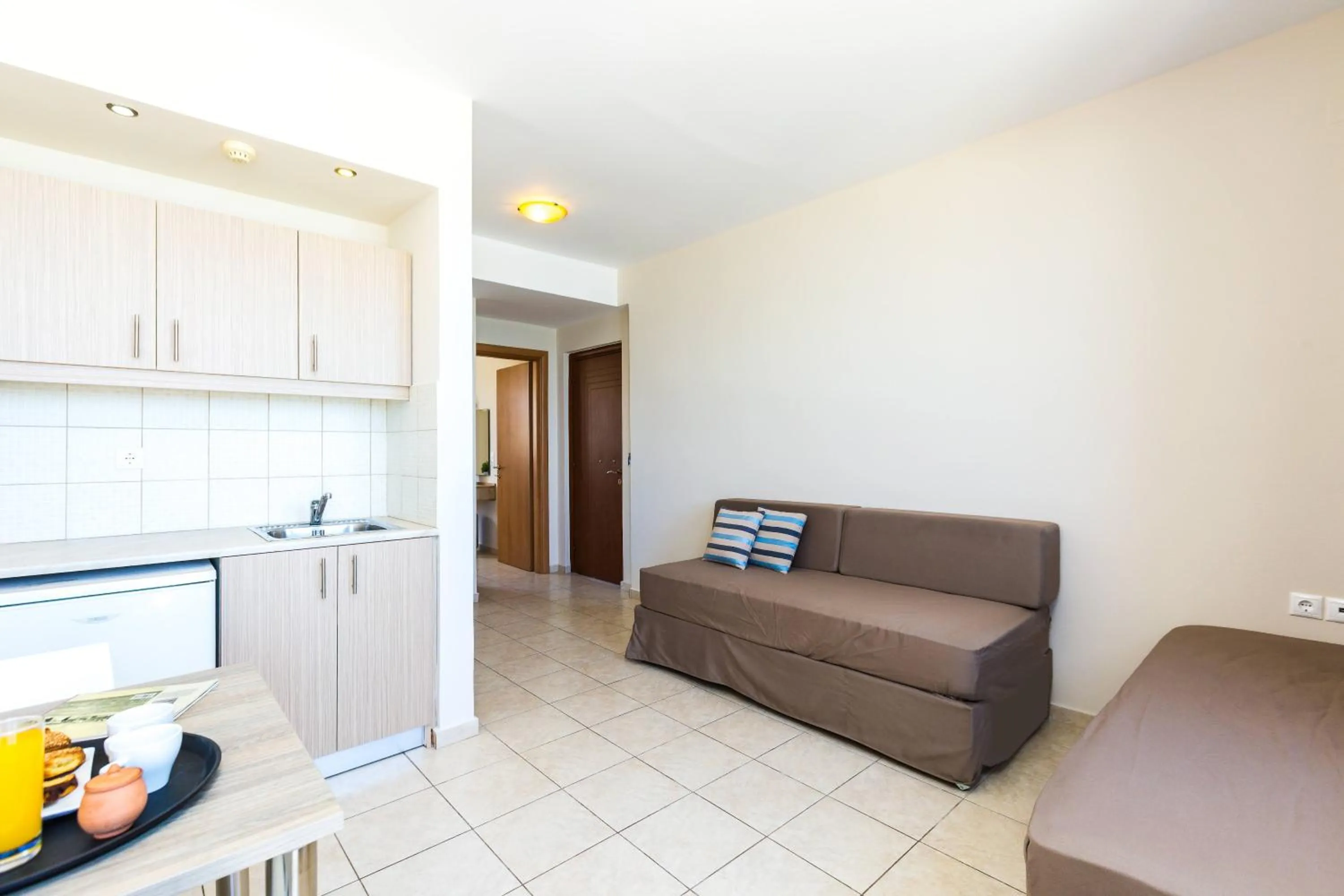 Kitchen or kitchenette in Theo Star Beach Hotel