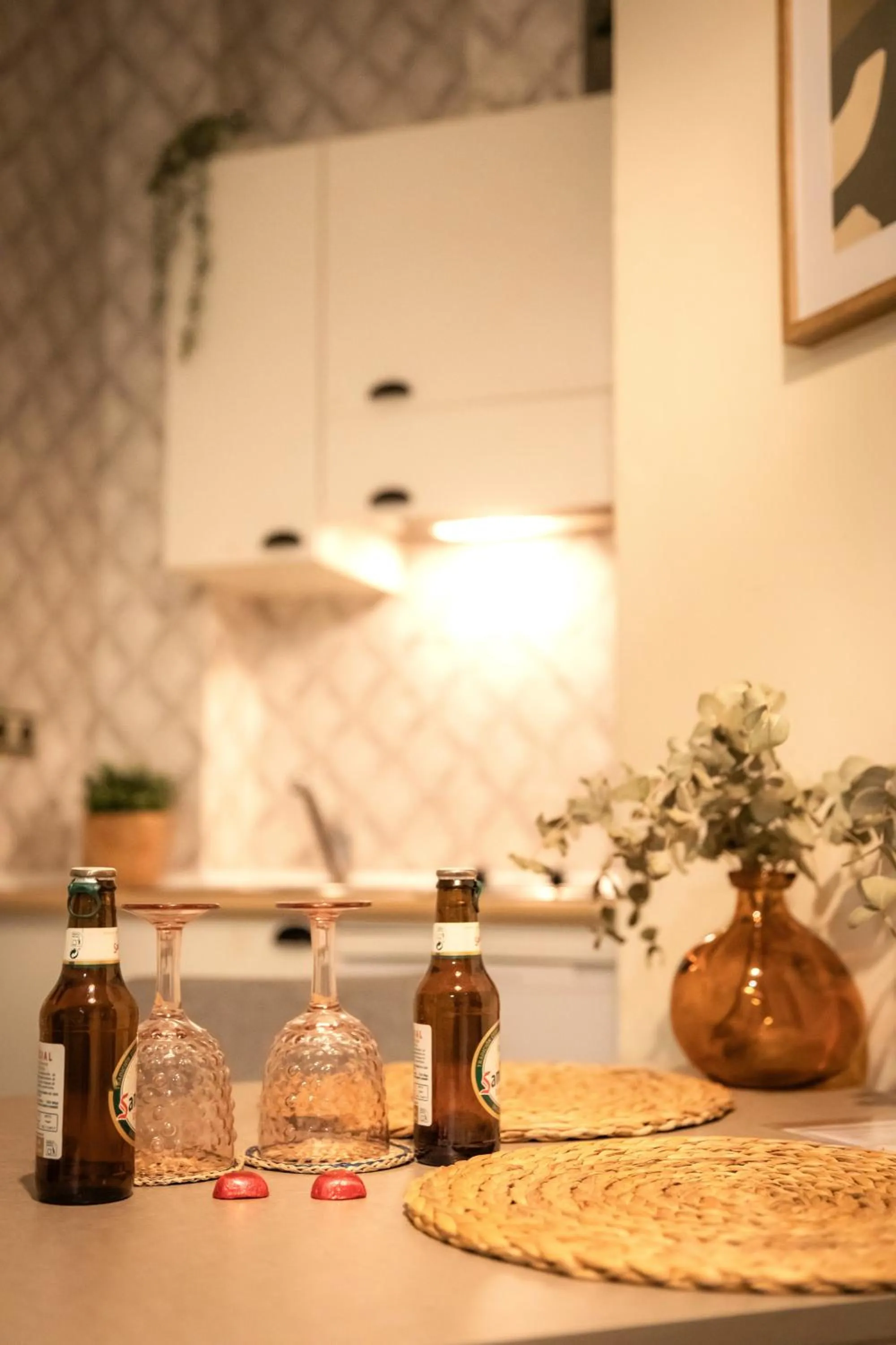 Kitchen or kitchenette in Apartamentos VITA CENTER