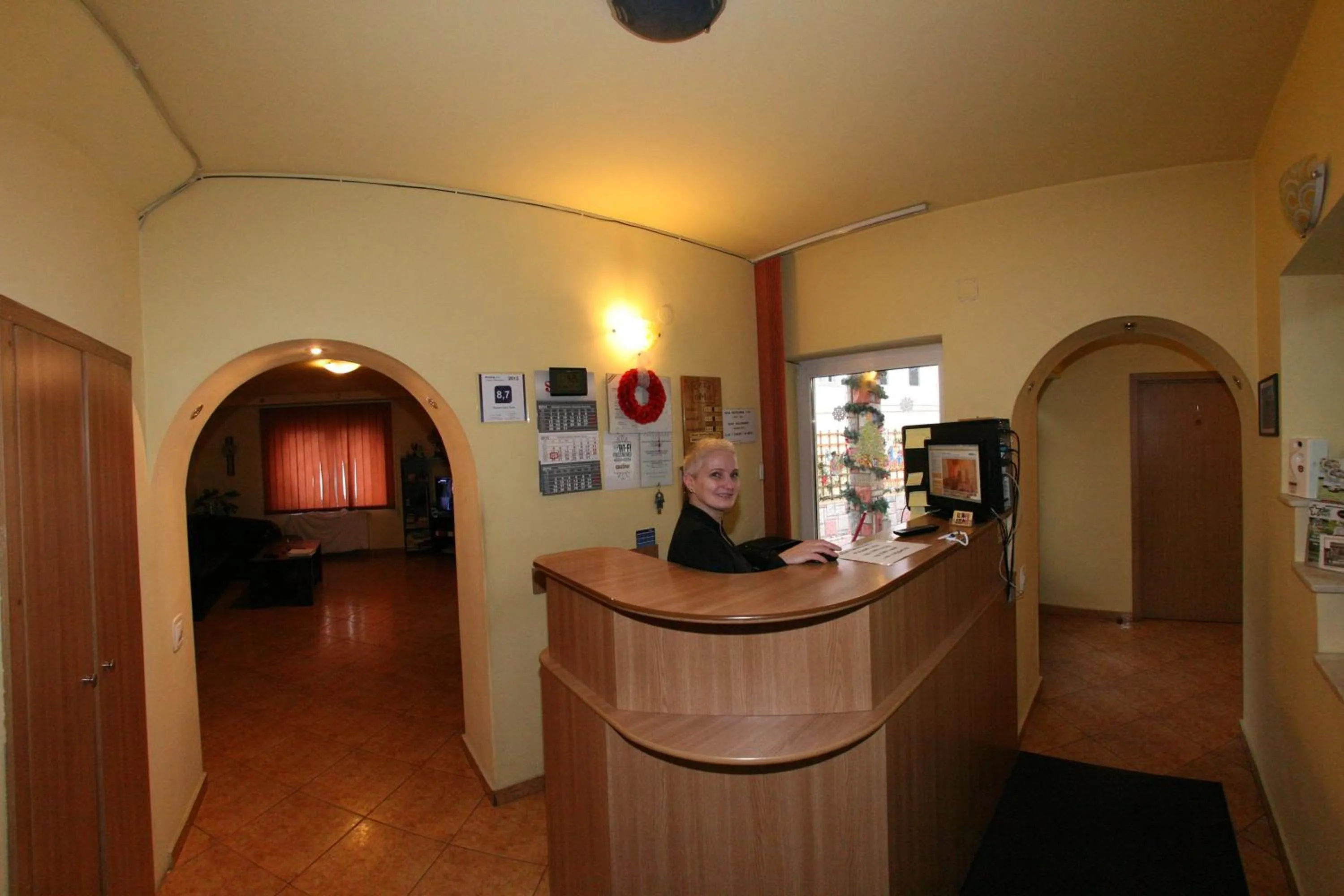 Lobby or reception in Pension Casa Timar