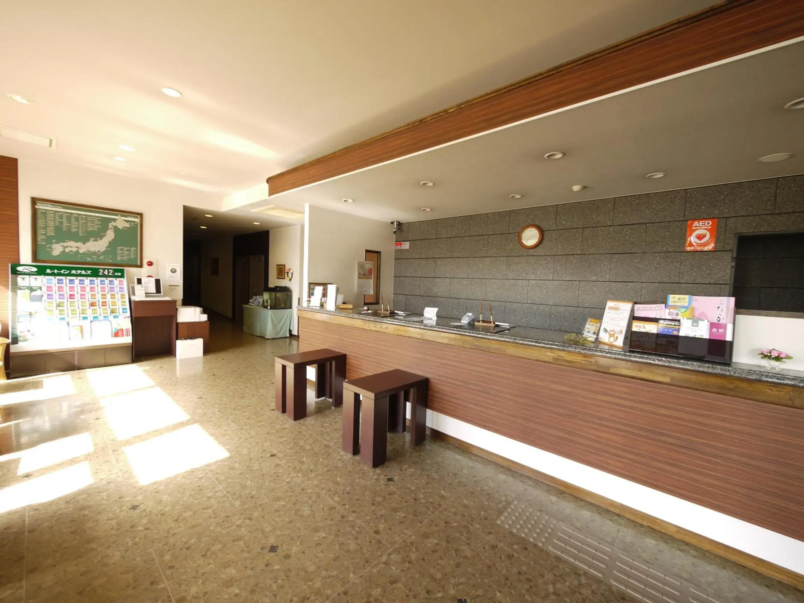 Lobby or reception in Hotel Route-Inn Nakano Lobby or reception in Hotel Route-Inn Nakano
