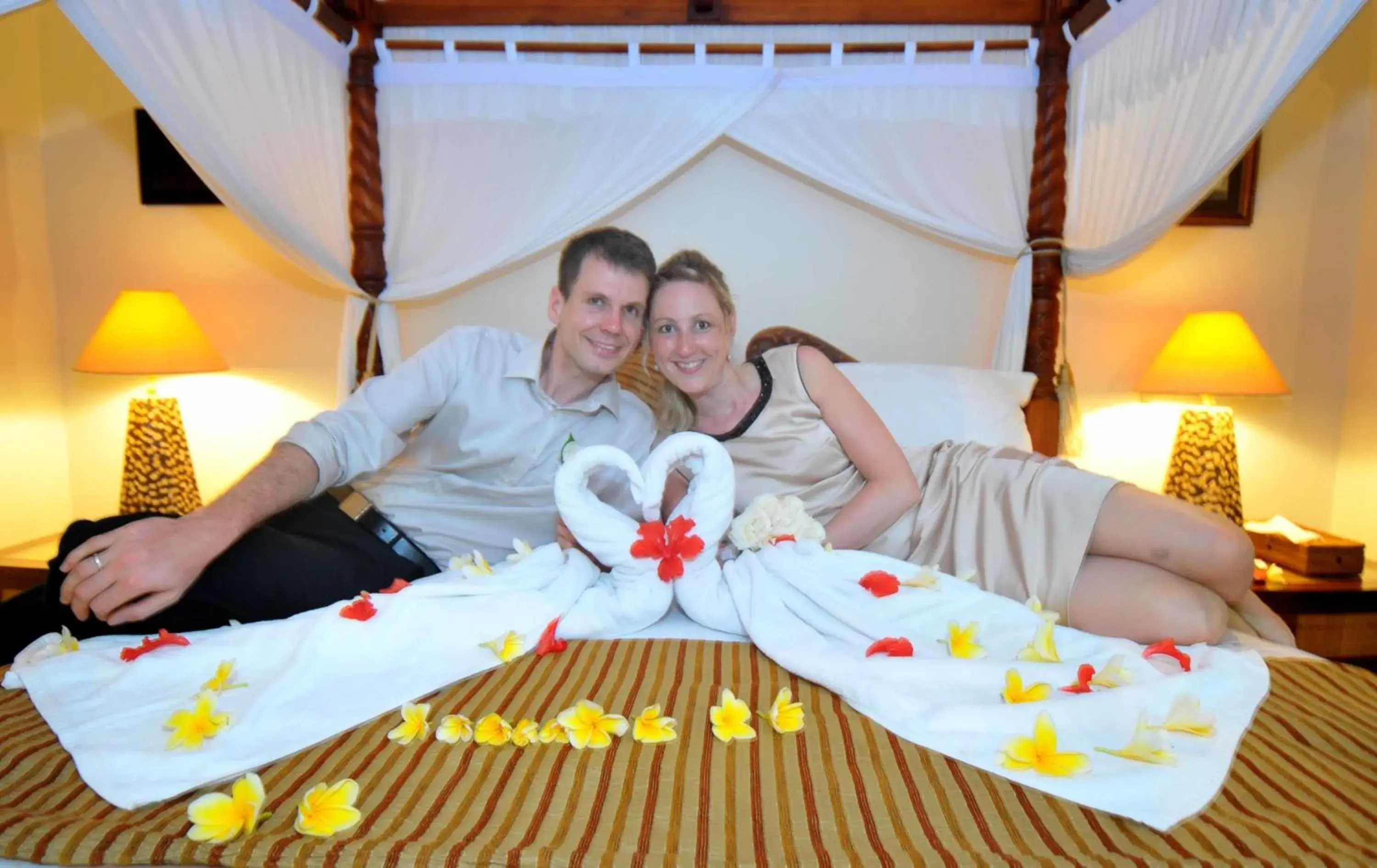 Bedroom, Bed in Tirta Ayu Hotel and Restaurant Bedroom, Bed in Tirta Ayu Hotel and Restaurant