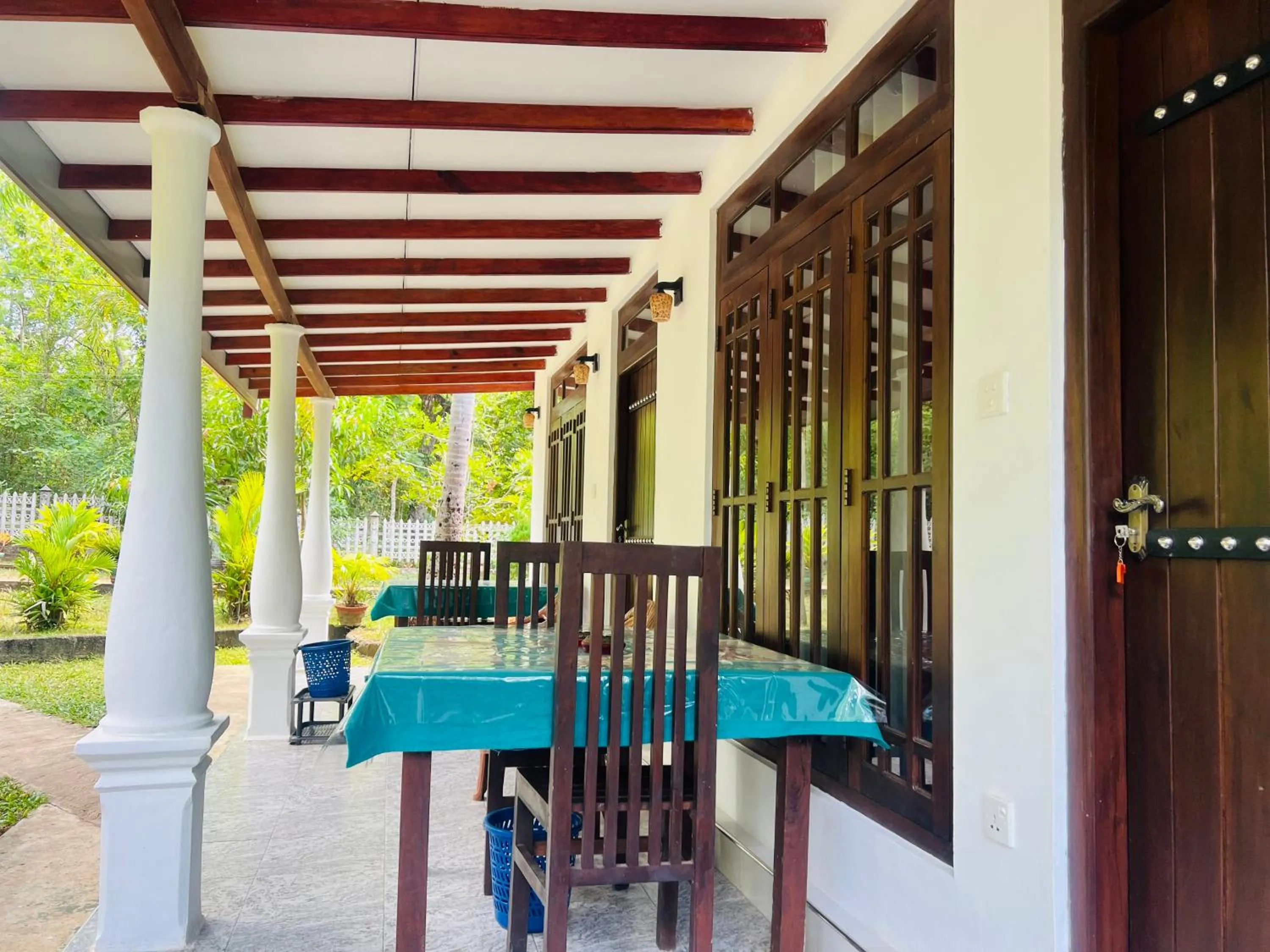 Dining area in Harini Villa