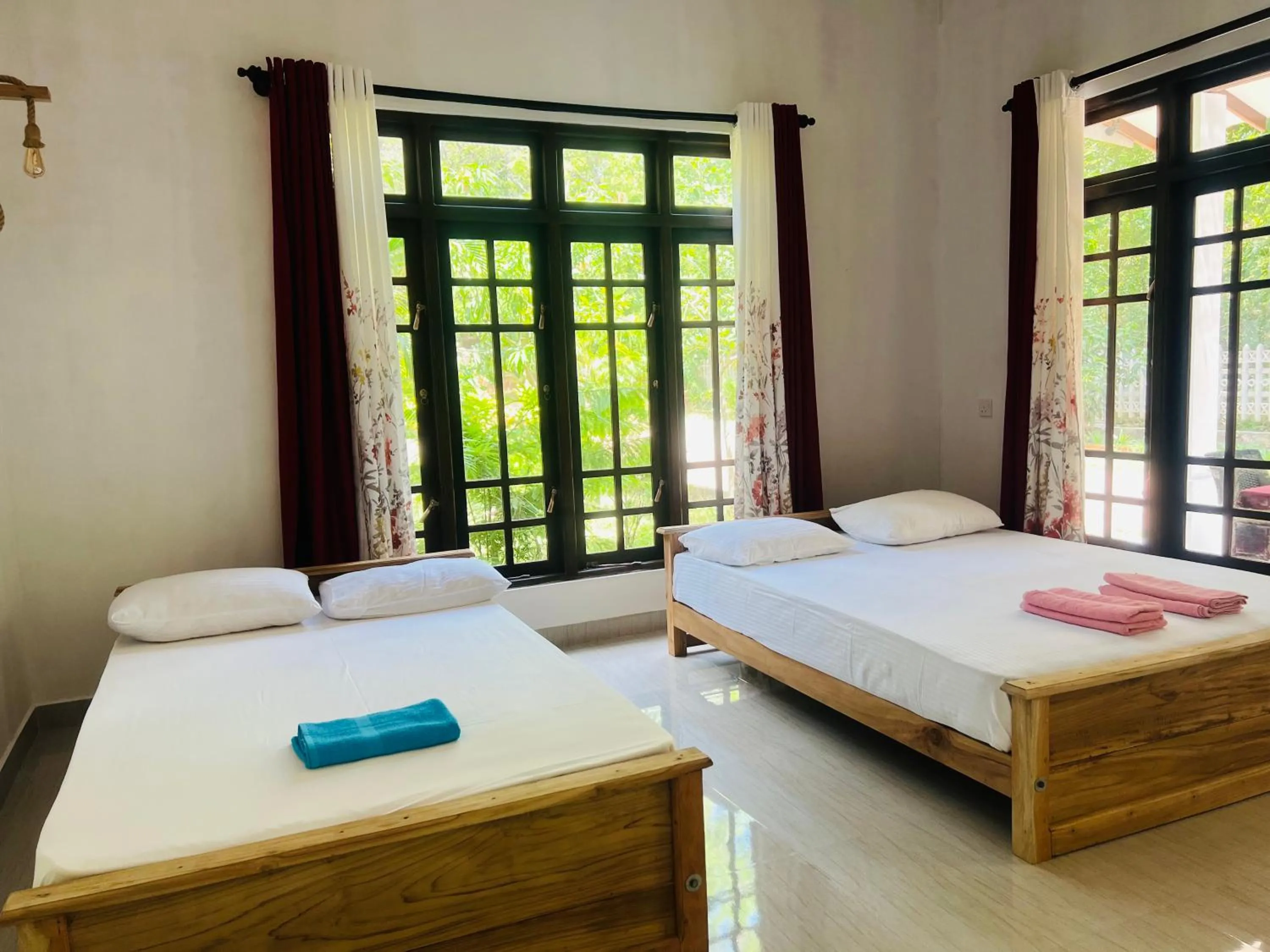Bed in Harini Villa