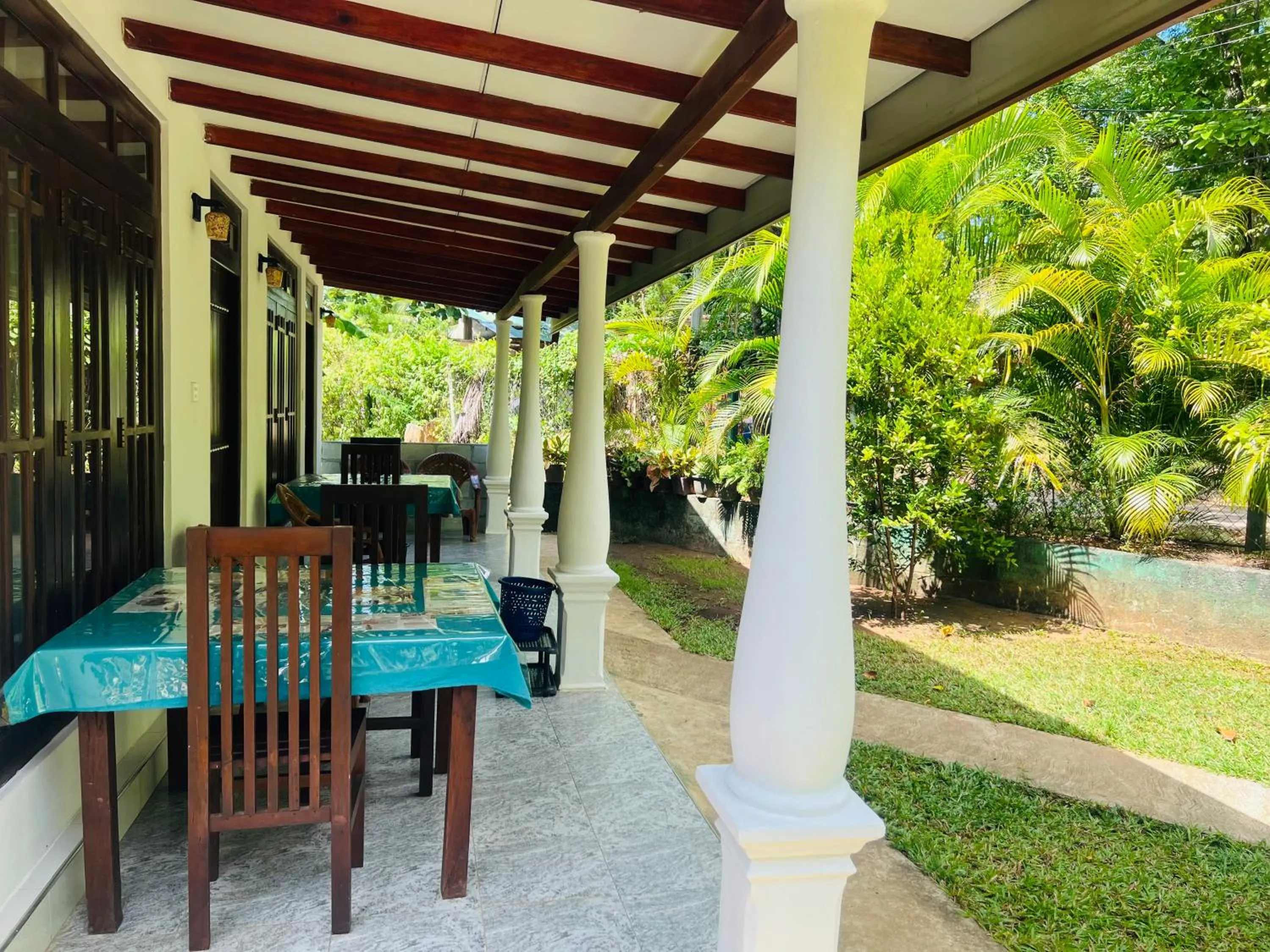 Dining area in Harini Villa