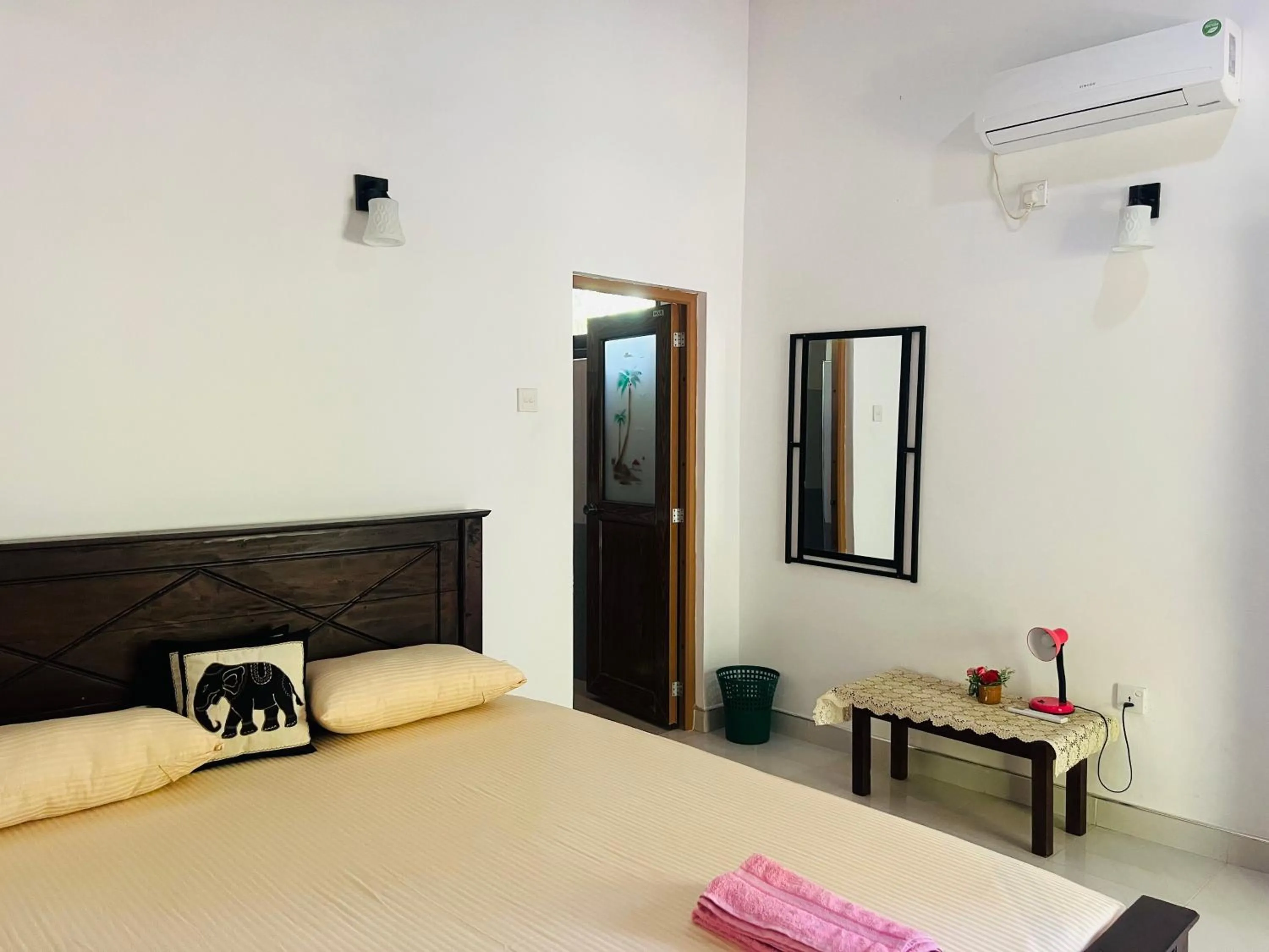 Bed in Harini Villa