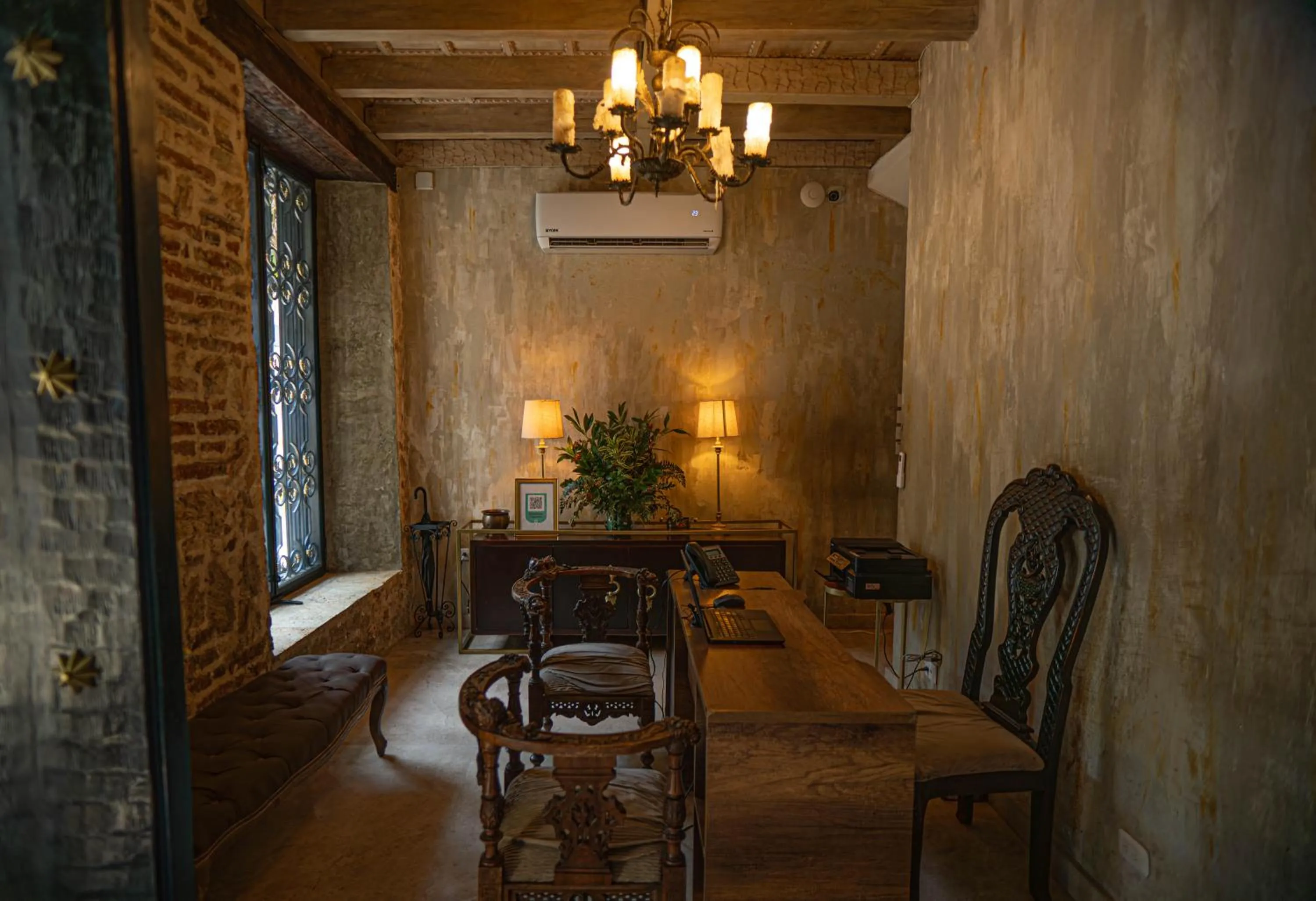 Lobby or reception in Hotel Monaguillo de Getsemaní