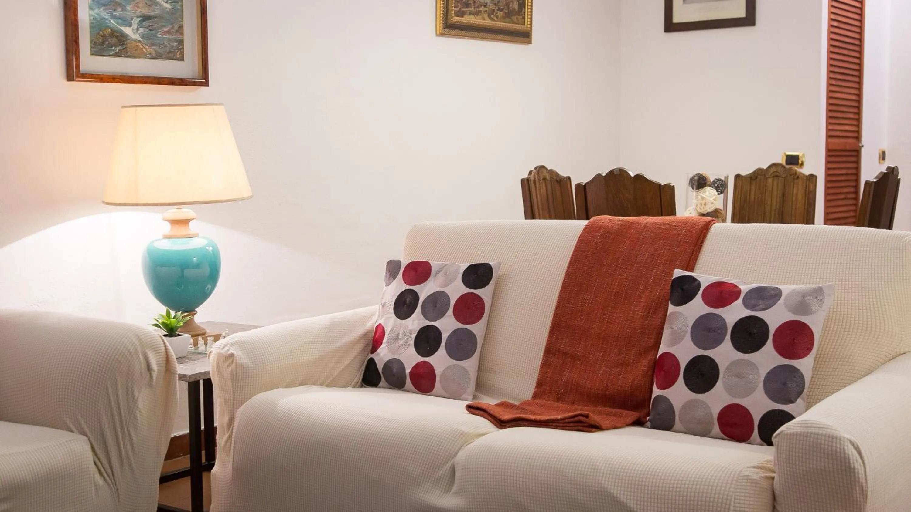 Living room in Rental in Rome Panieri Terrace