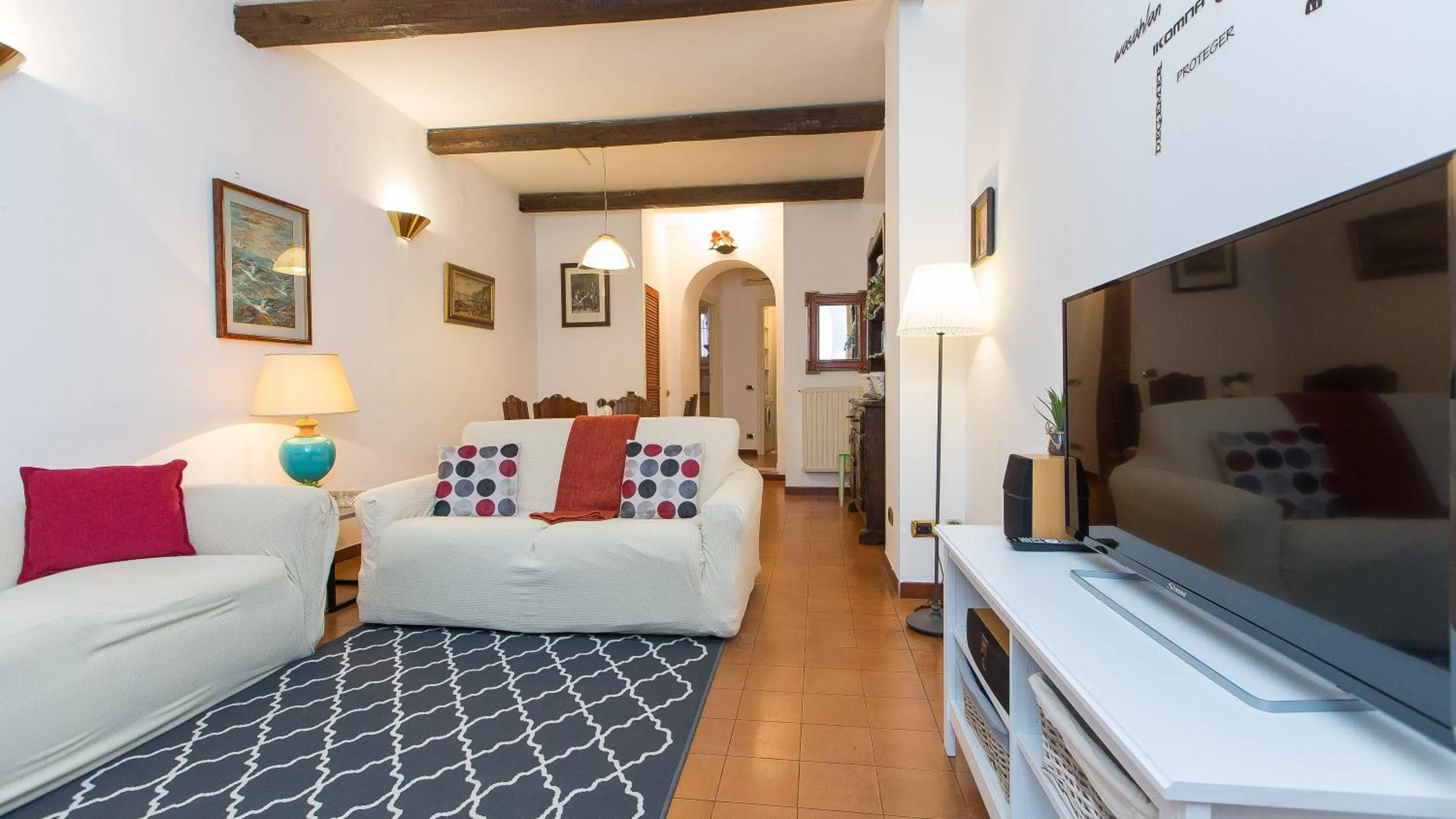 TV and multimedia, Bed in Rental in Rome Panieri Terrace