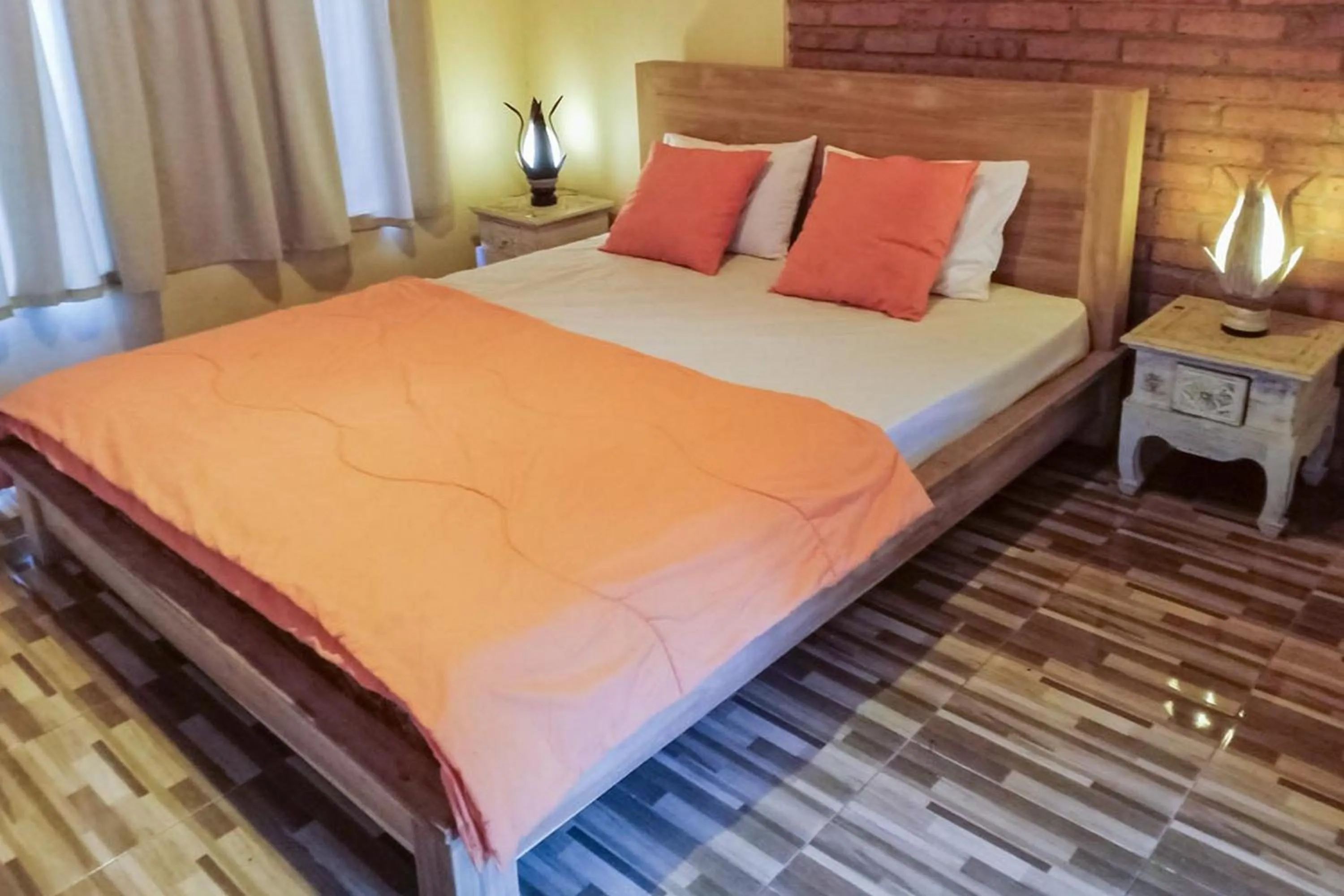 Bed in Pranajaya Villa