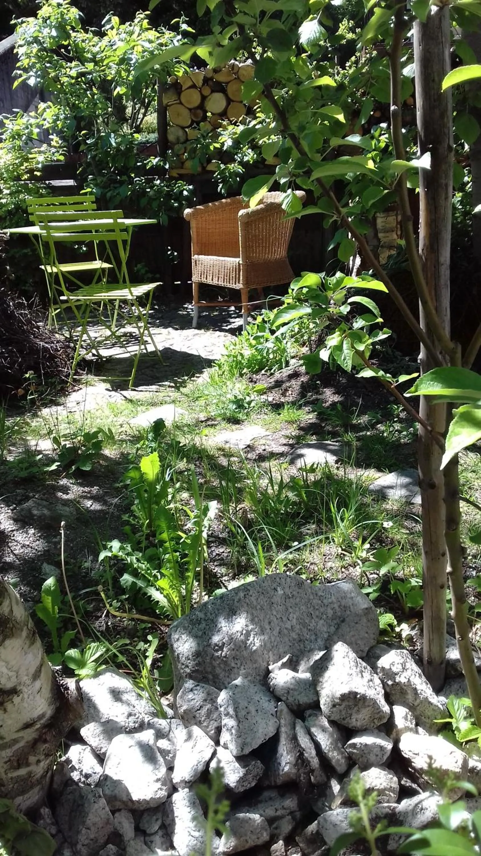 Garden in Gotthard Backpacker