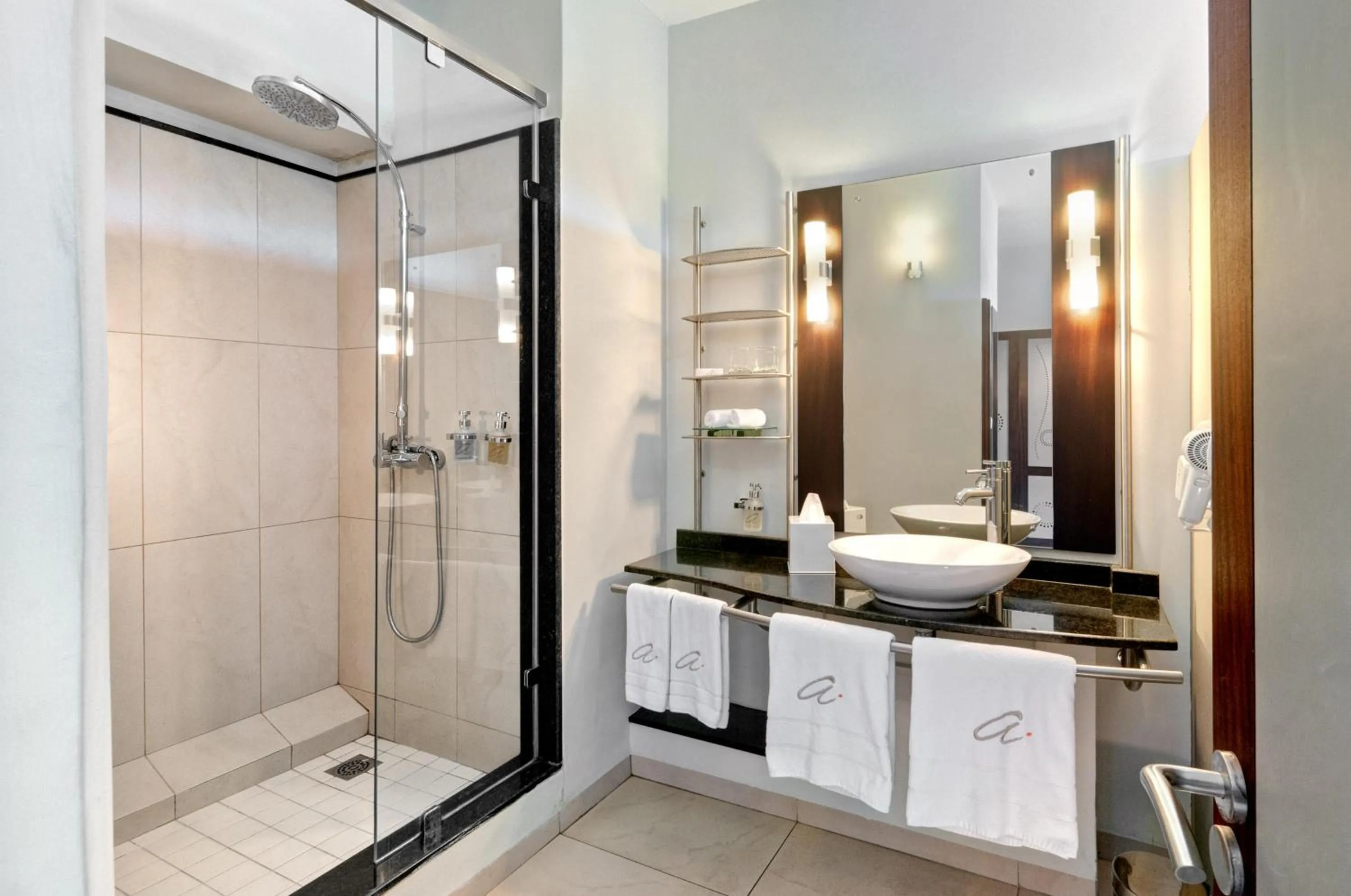 Shower in The Address Boutique Hotel