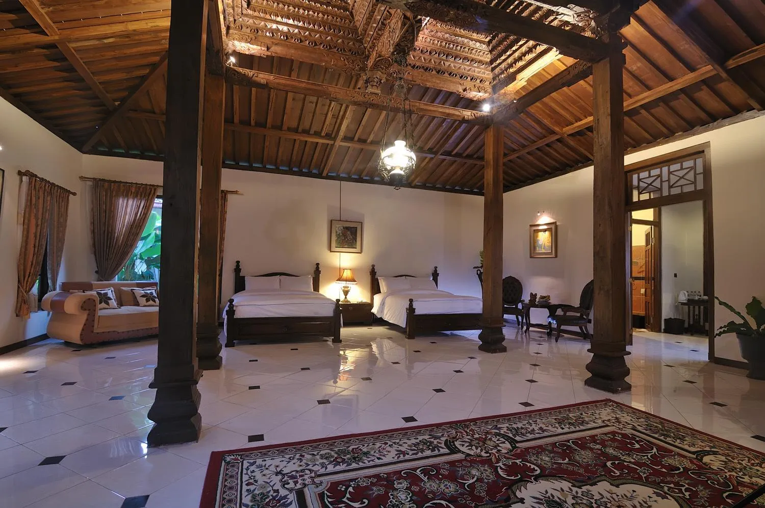 Decorative detail, Bed in Jogloplawang Villa&Resort