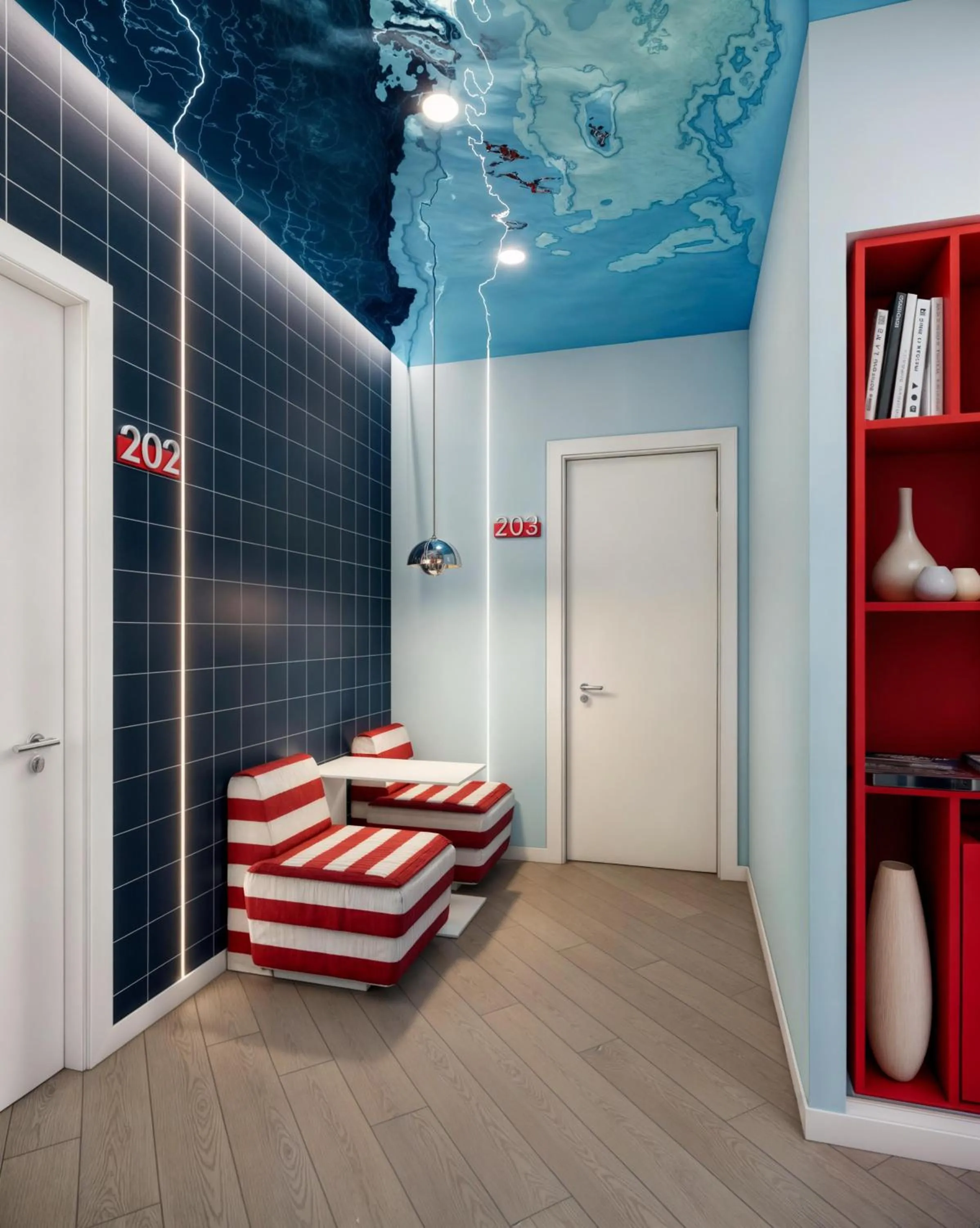 Bed in Cioffi Sorrento rooms