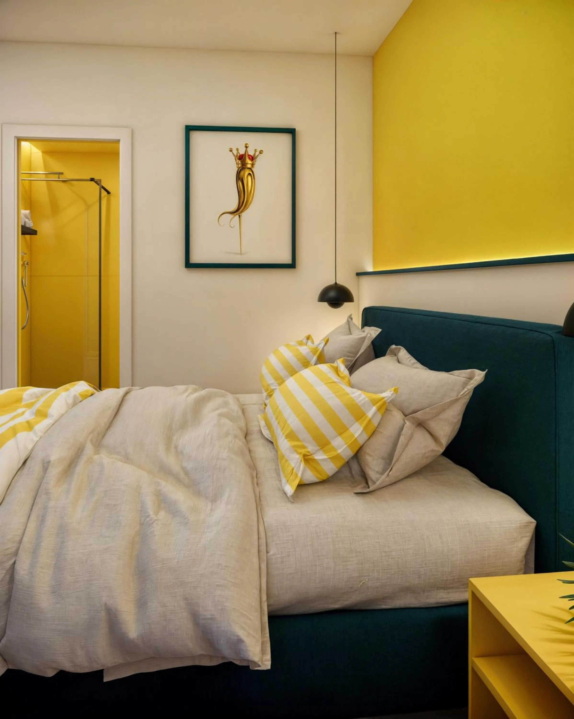 Bed in Cioffi Sorrento rooms