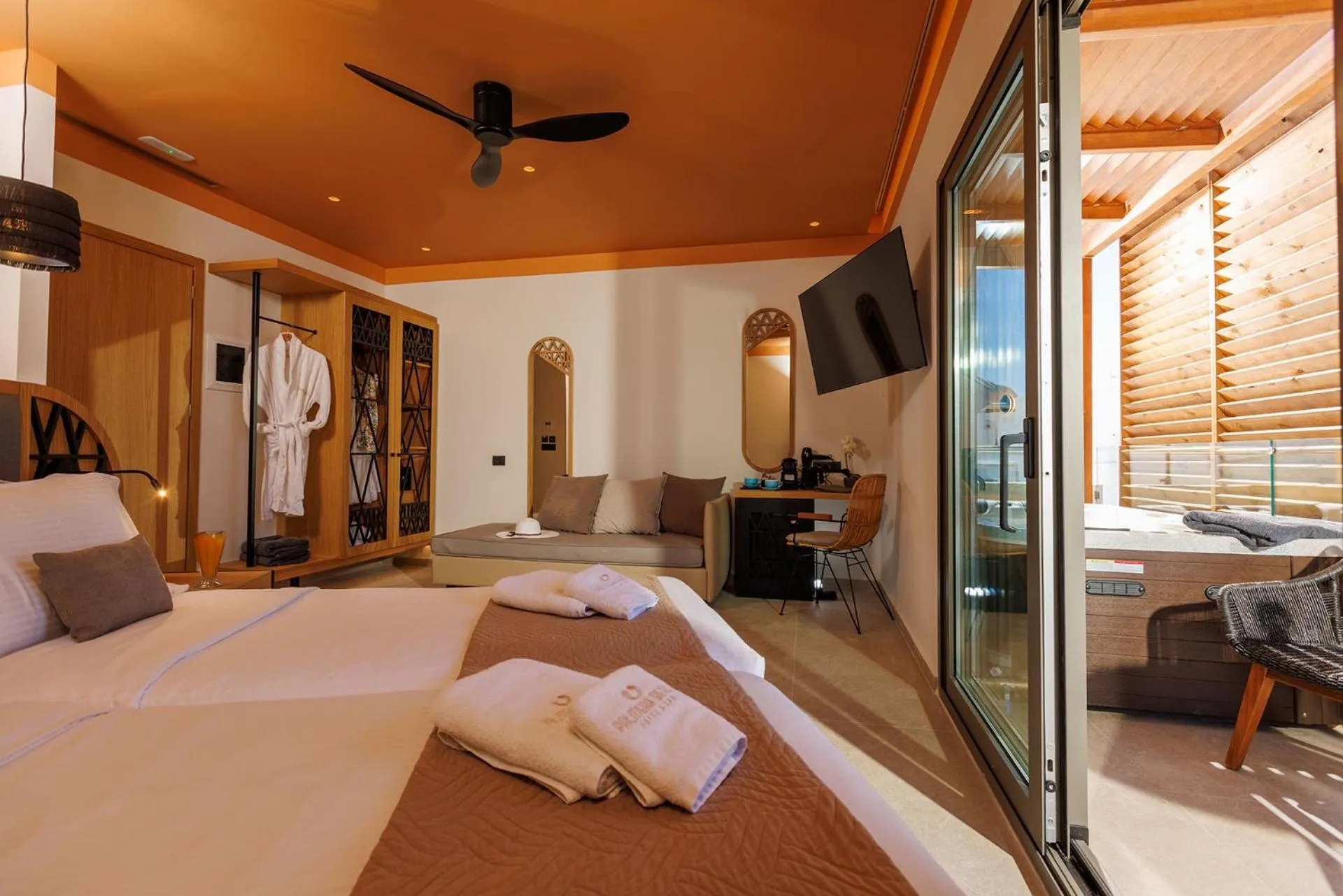 Superior Deluxe Suite with Steam shower & Jacuzzi in Palmera Beach Hotel & Spa - Adults Only