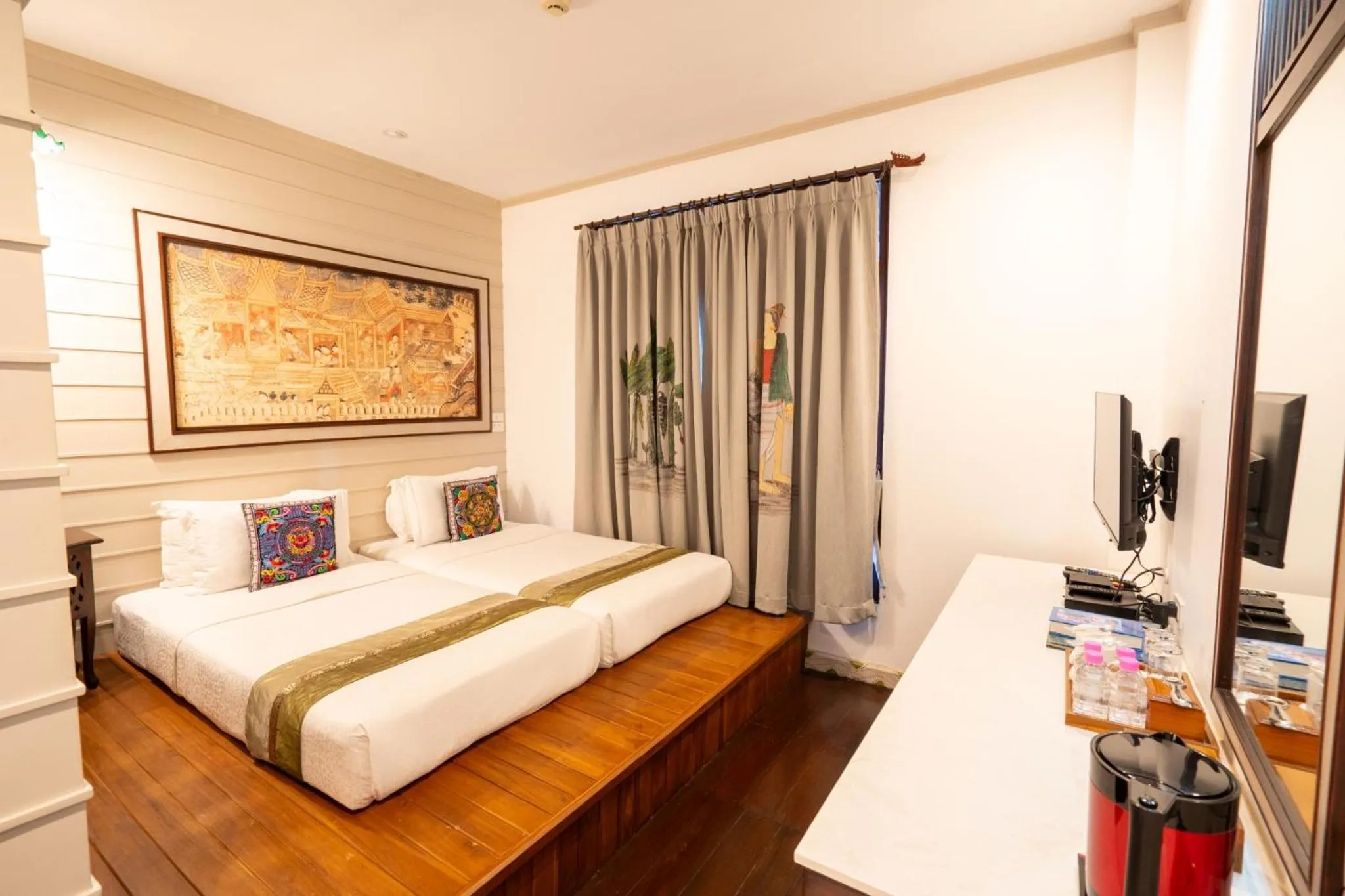 Bed in Pukha Nanfa Hotel