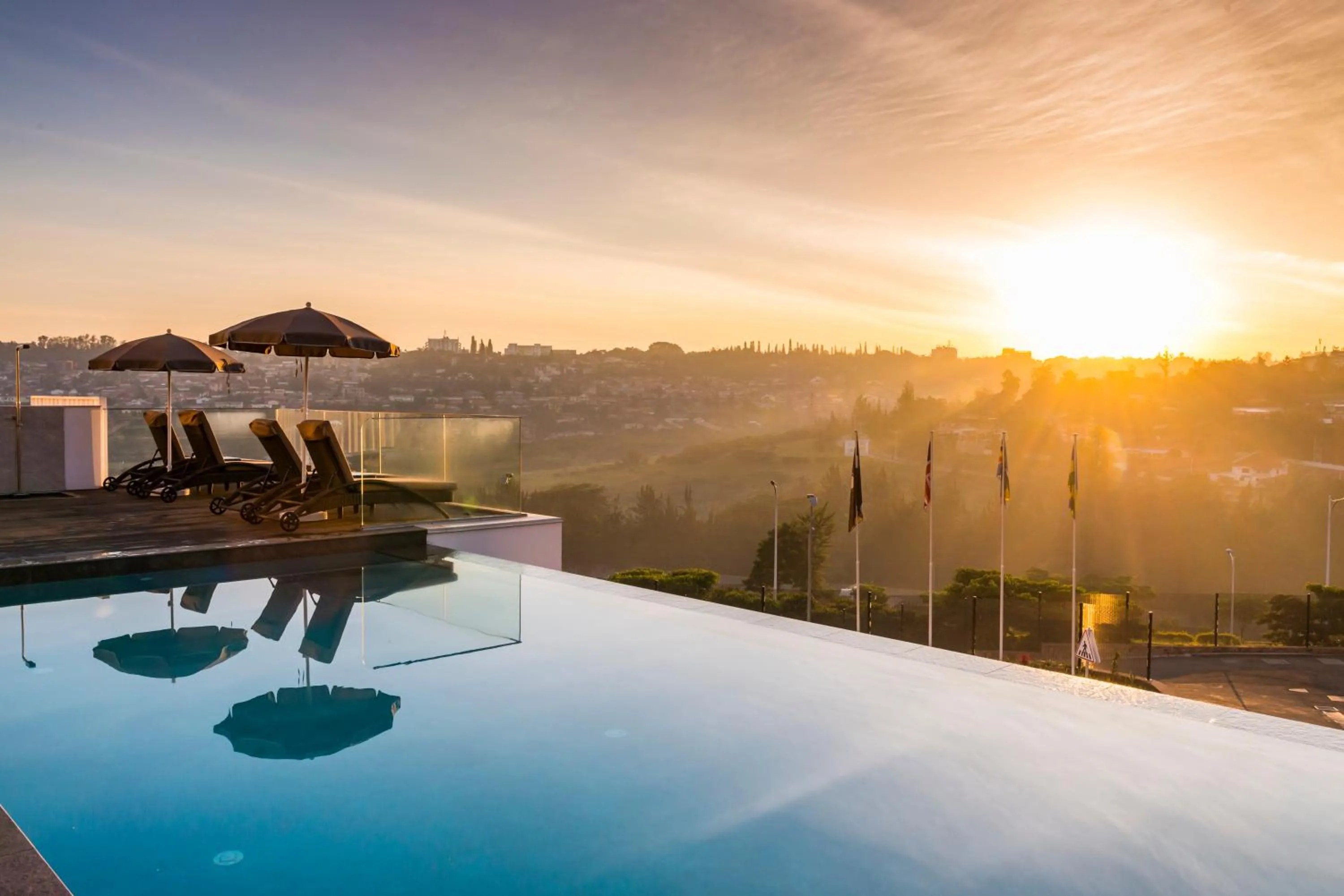 Swimming pool in Onomo Hotel Kigali