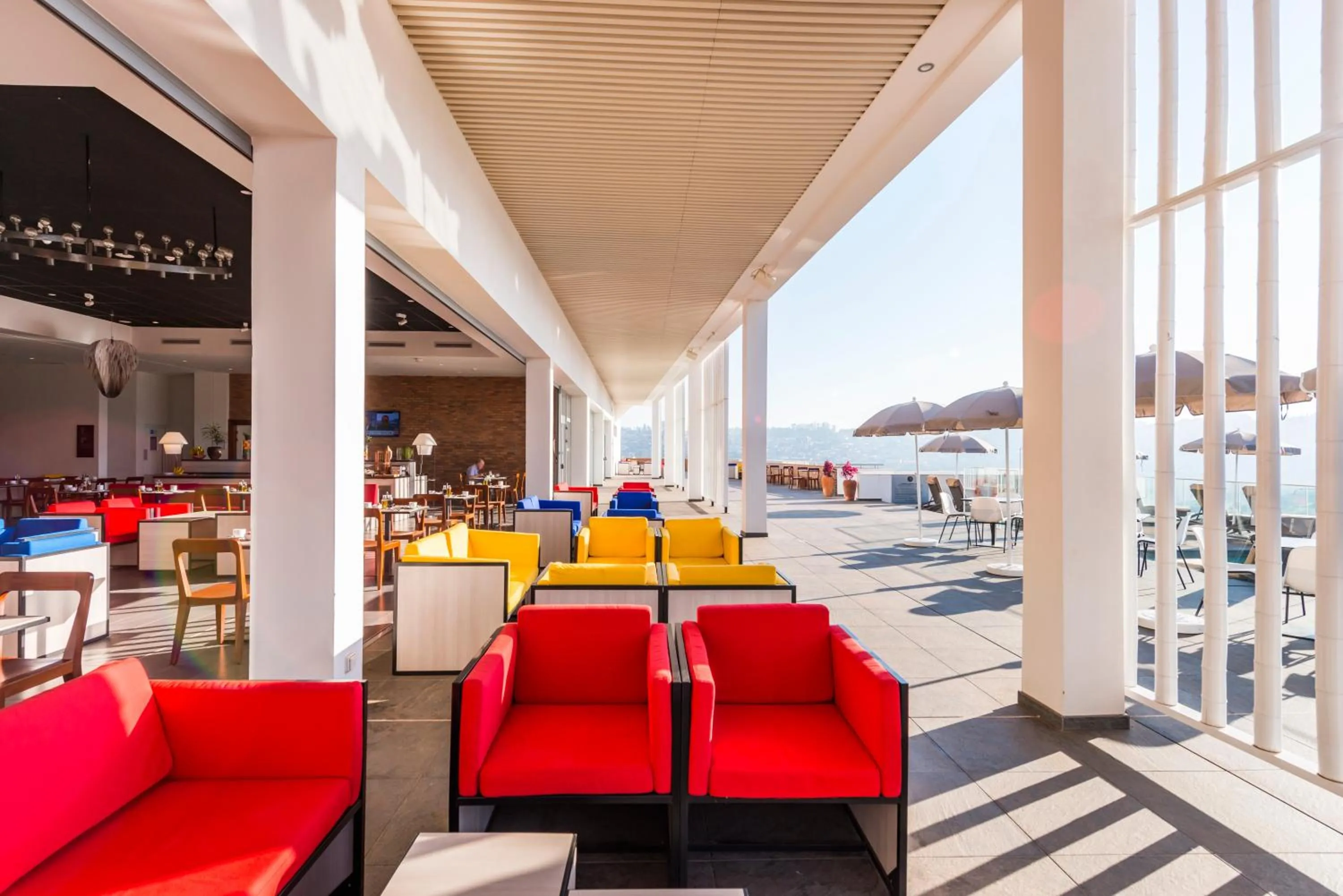 Patio in Onomo Hotel Kigali