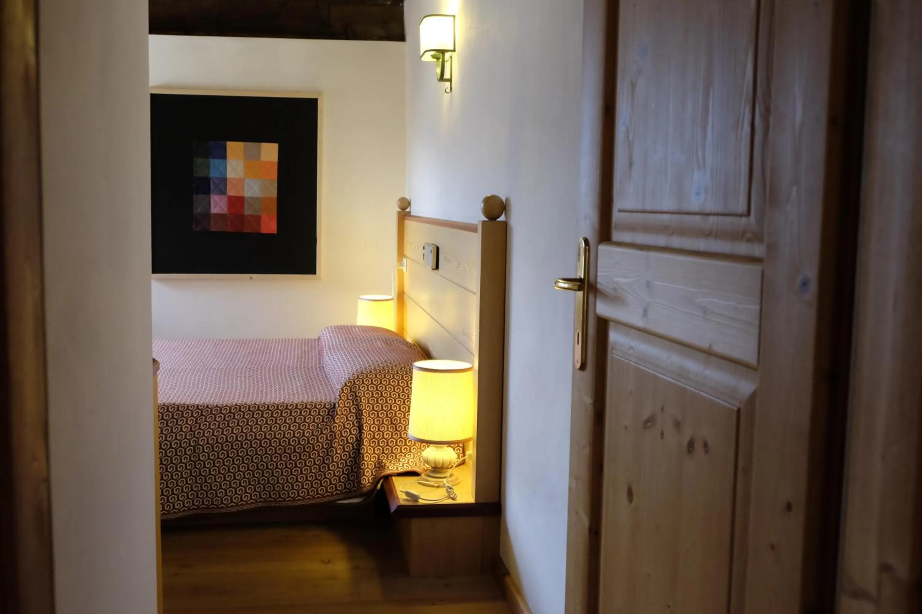 Bed in Residenza Bagni & Miramonti